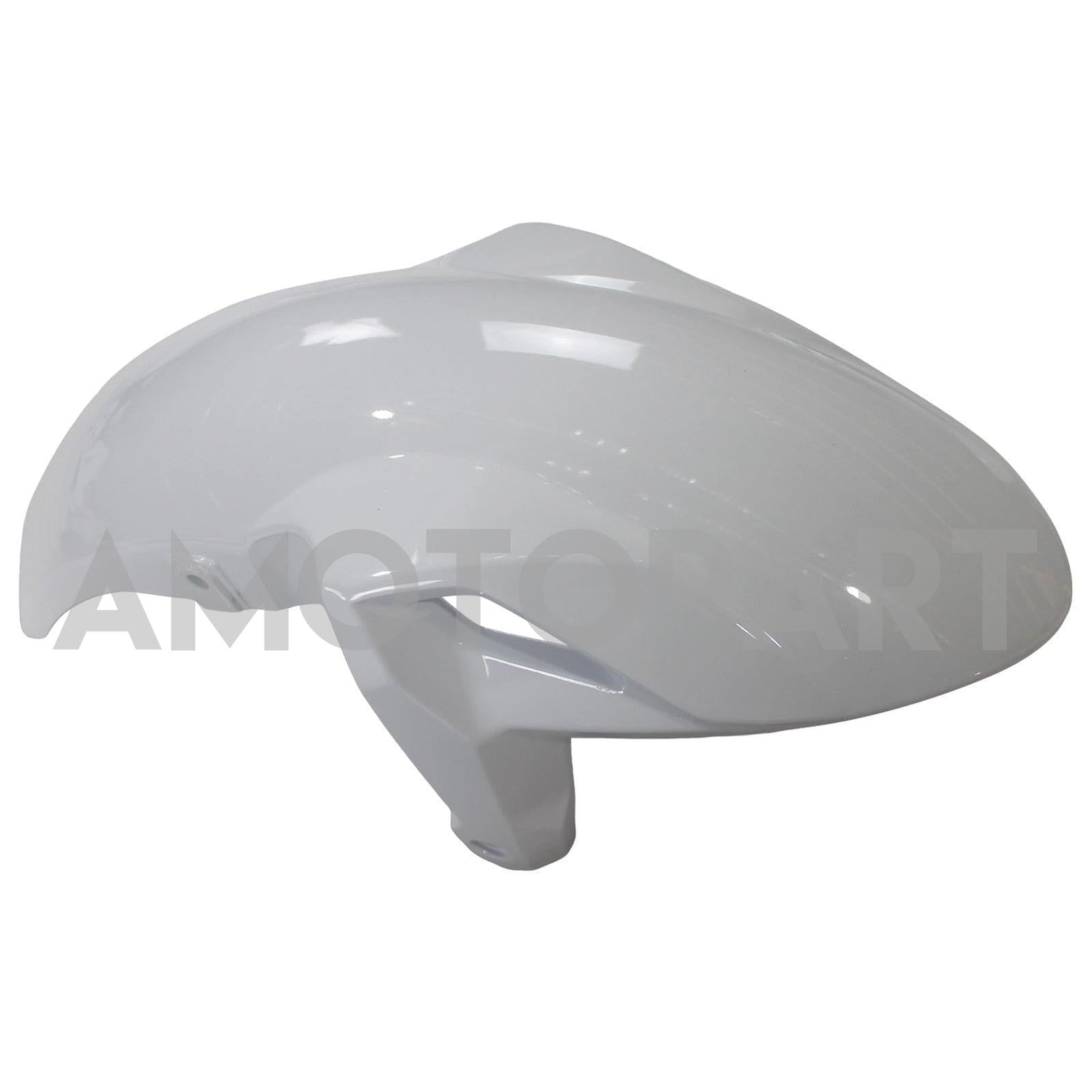 Amotopart 2020-2025 Kawasaki ER-6f Ninja650 Weiß mit schwarzem Logoverkaufskit