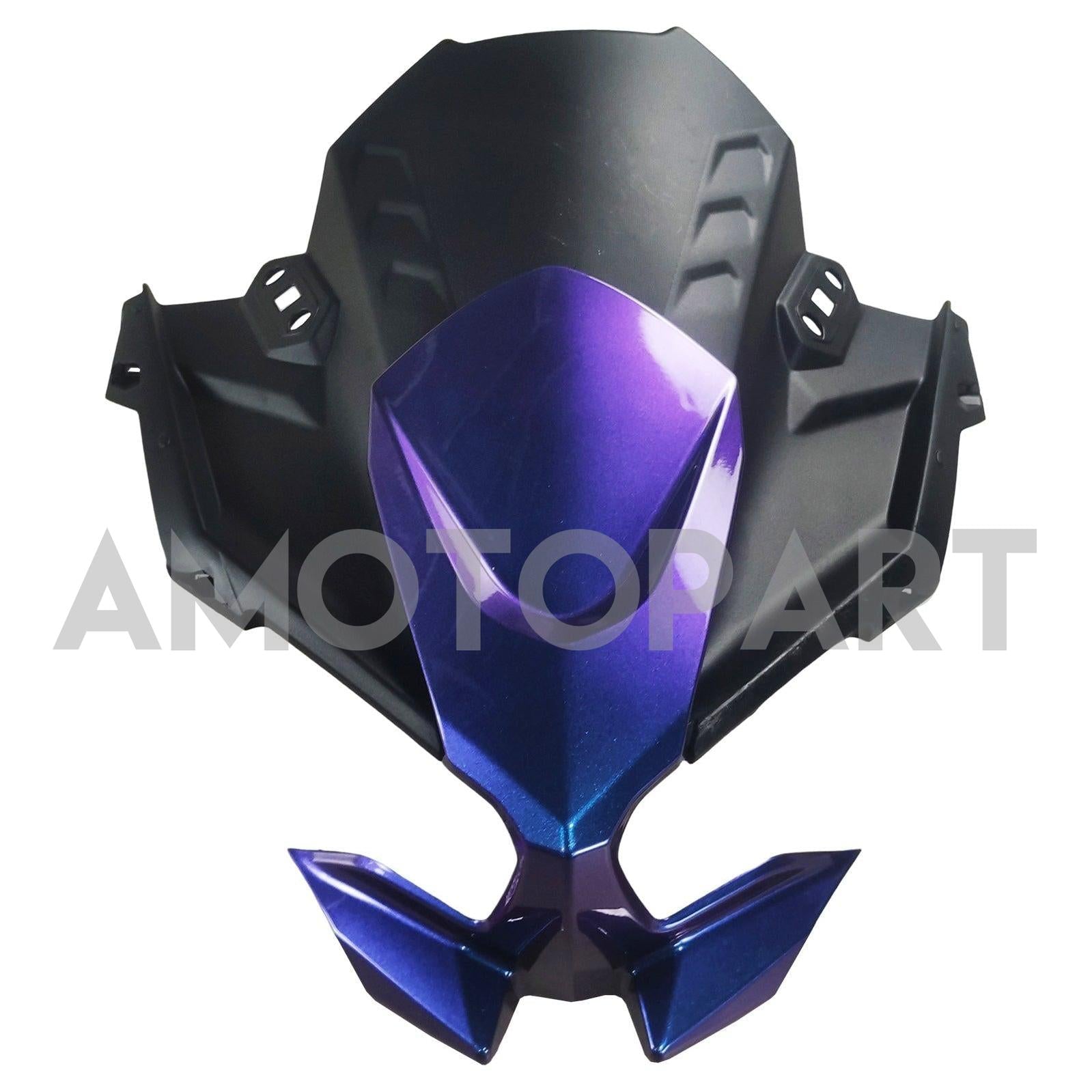 Amotopart 2020-2025 Kawasaki ER-6f Ninja650 Gradient Blue Purple Abzugskit