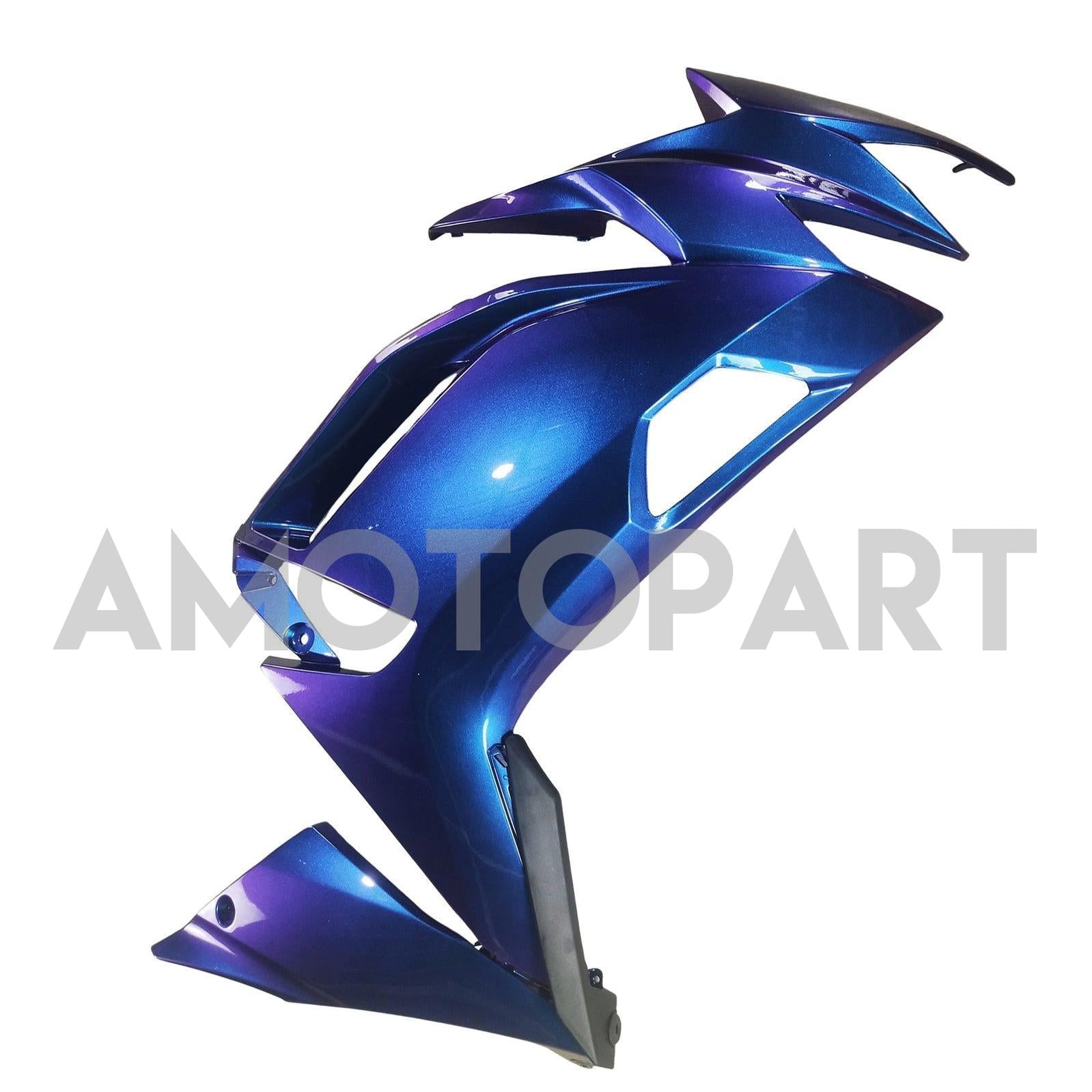 Amotopart 2020-2025 Kawasaki ER-6f Ninja650 Gradient Blue Purple Abzugskit