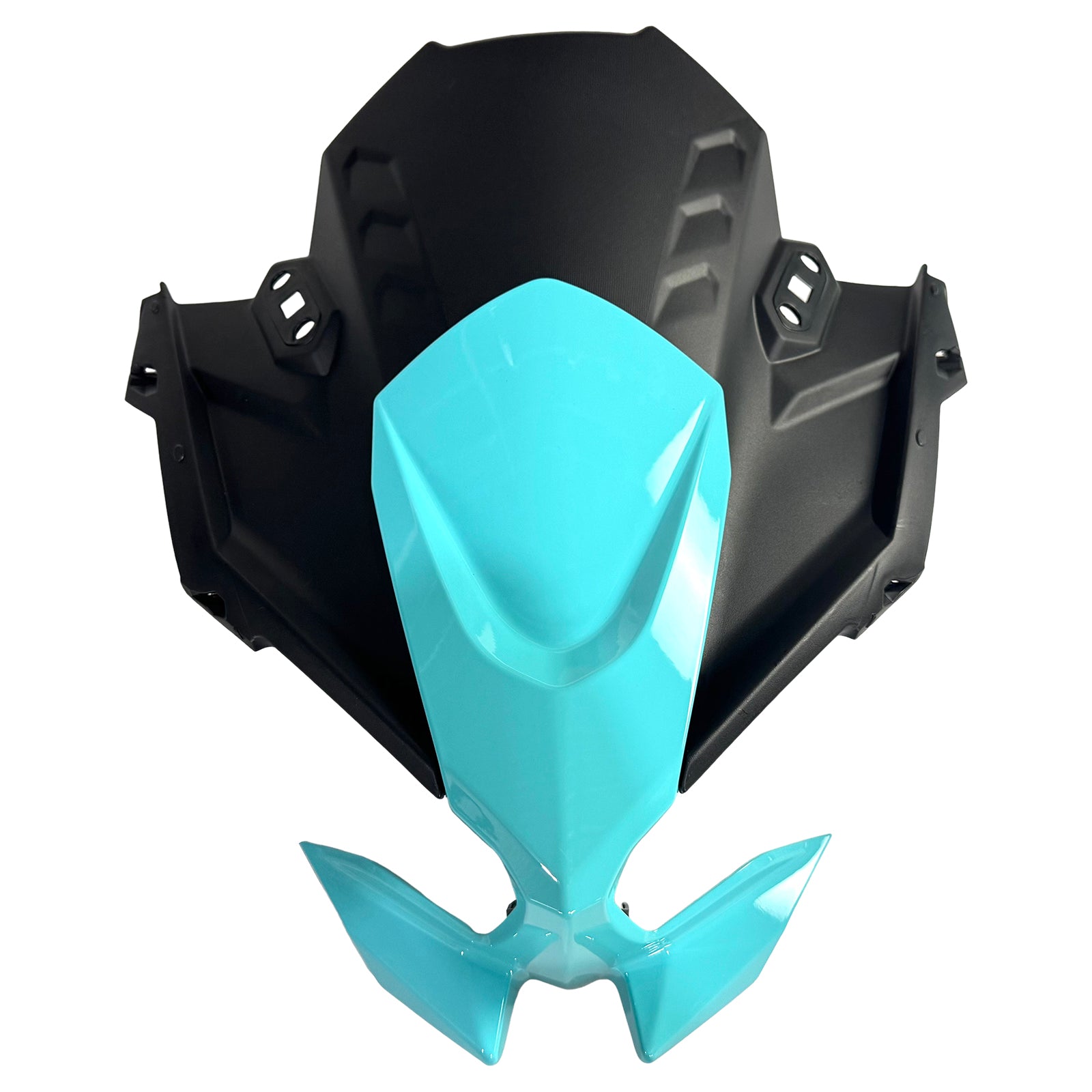 Amotopart 2020–2025 Kawasaki ER-6F Ninja650 Schwarz Hellblau Verkleidungsset