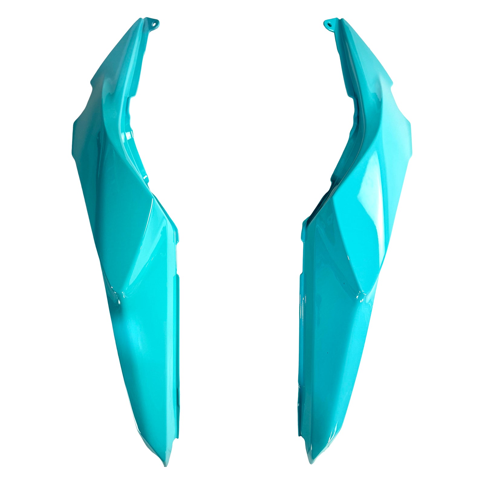 Amotopart 2020–2025 Kawasaki ER-6F Ninja650 Schwarz Hellblau Verkleidungsset