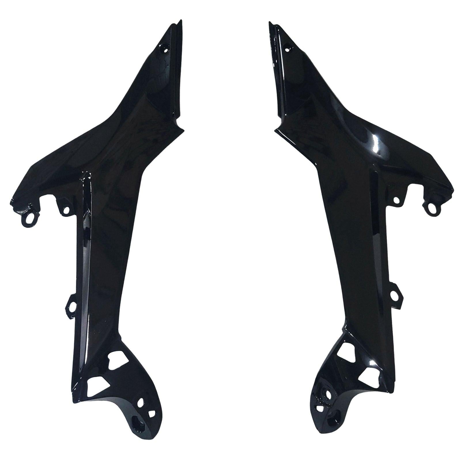 Amotopart 2020-2025 Kawasaki ER-6F Ninja650 Glossy Black Blue Fairing Kit