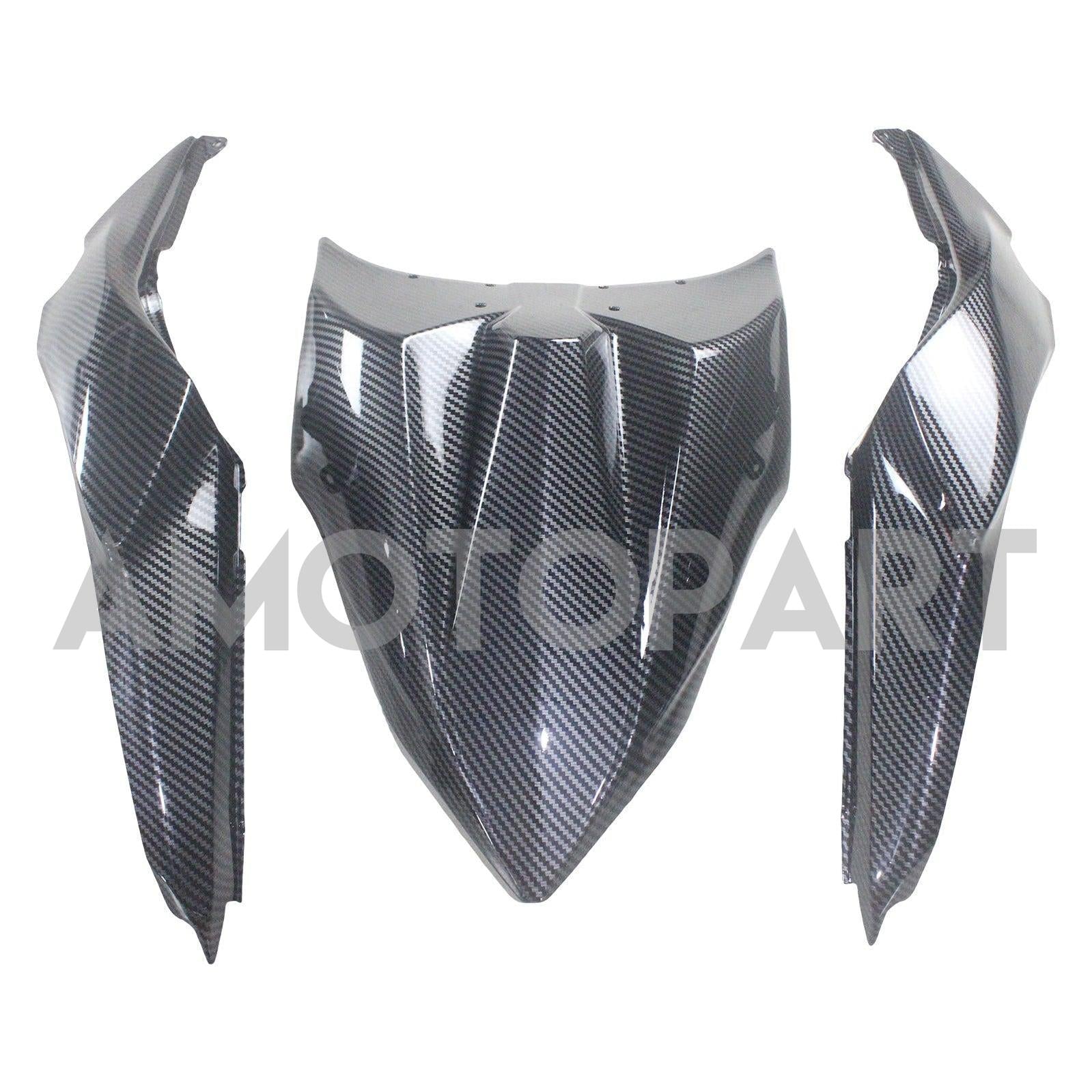 Amotopart 2020-2025 Kawasaki ER-6F Ninja650 Green Carbon Fiber Fairing Kit