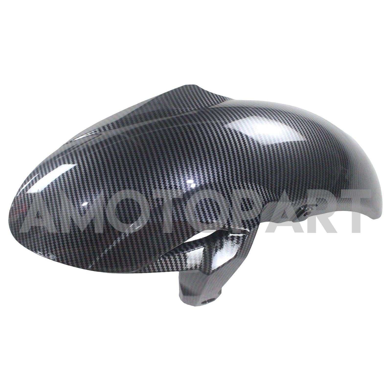 Amotopart 2020-2025 Kawasaki ER-6F Ninja650 Green Carbon Fiber Fairing Kit