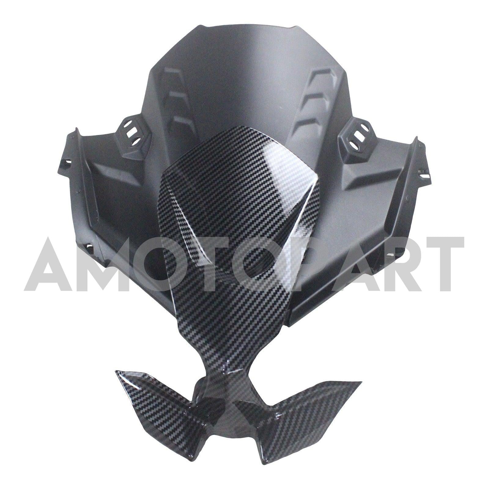 Amotopart 2020-2025 Kawasaki ER-6F Ninja650 Green Carbon Fiber Fairing Kit