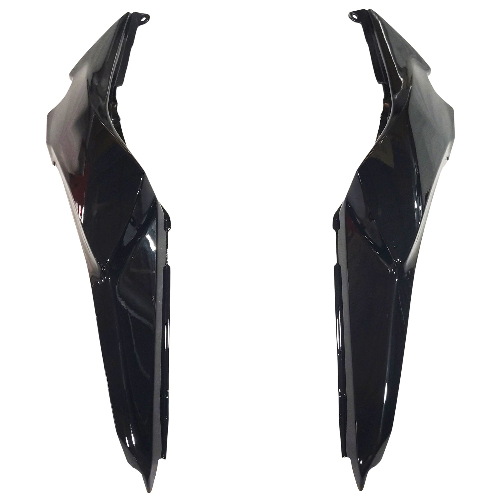 Amotopart 2020-2025 Kawasaki ER-6F Ninja650 Glossy Black Fairing Kit