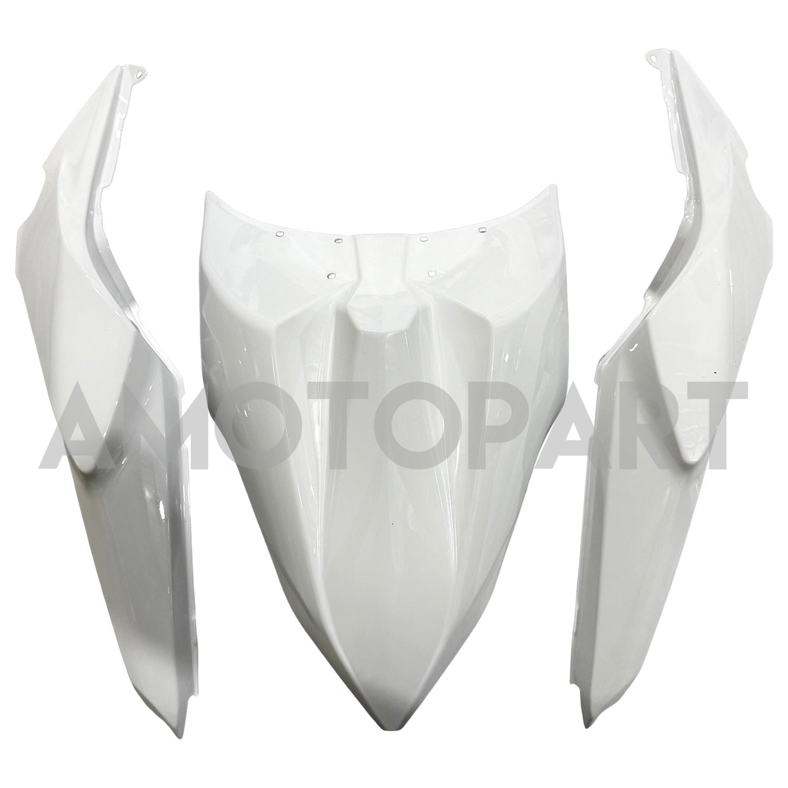 Amotopart 2020-2025 Kawasaki ER6F Ninja650 White Fairing Kit