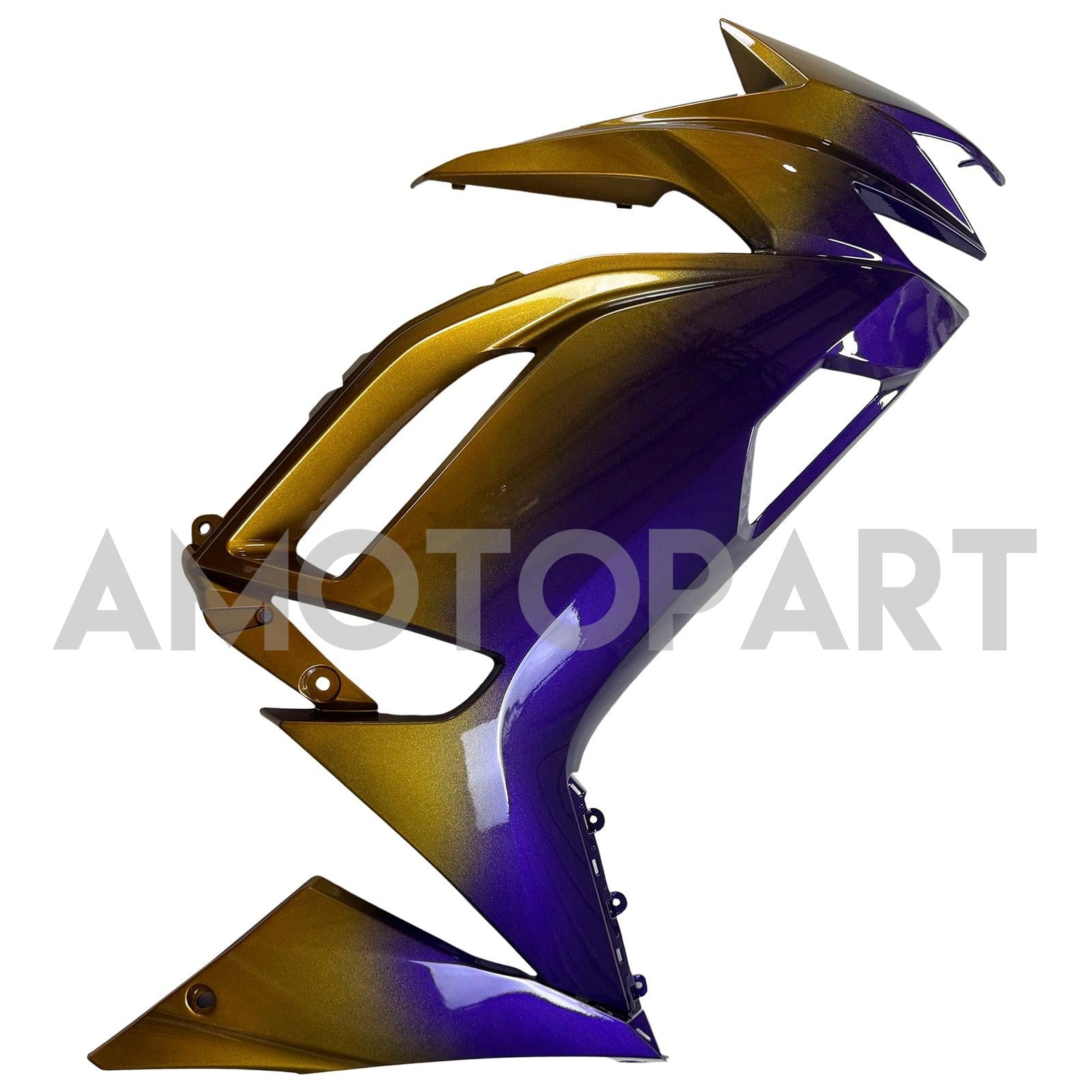 Amotopart 2020-2025 Kawasaki ER6F Ninja650 Gradient Purple Orange Fairing Kit