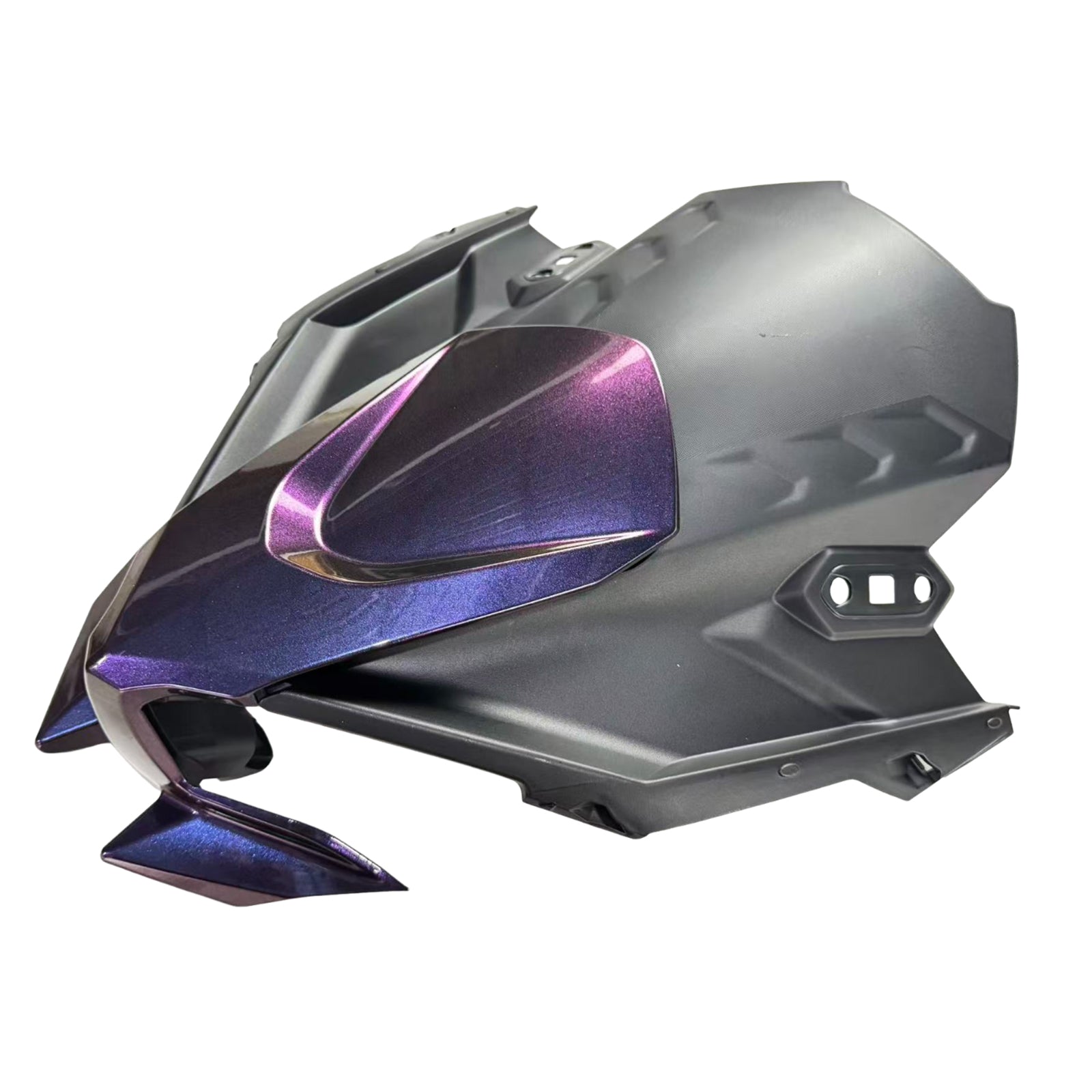 Amotopart 2020-2026 Kawasaki ER6F Ninja650 Kit de carénage violet bleu dégradé