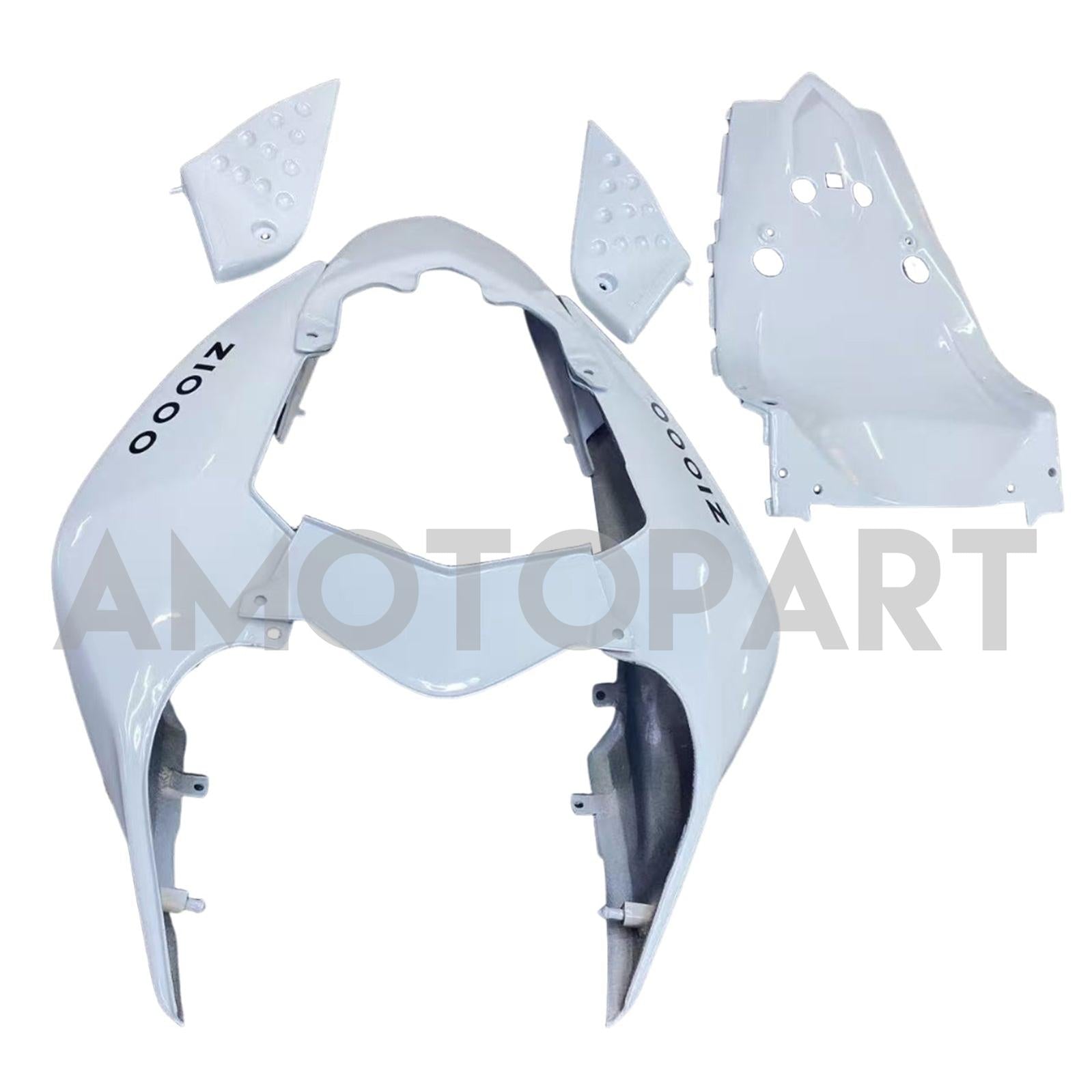 Amotopart 2007-2009 Kawasaki Z1000 White Fairing Kit