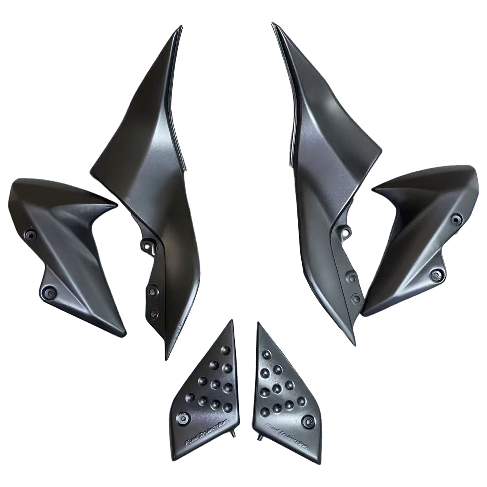 Amotopart 2007-2009 Kawasaki Z1000 Argento e Kit carenatura grigia