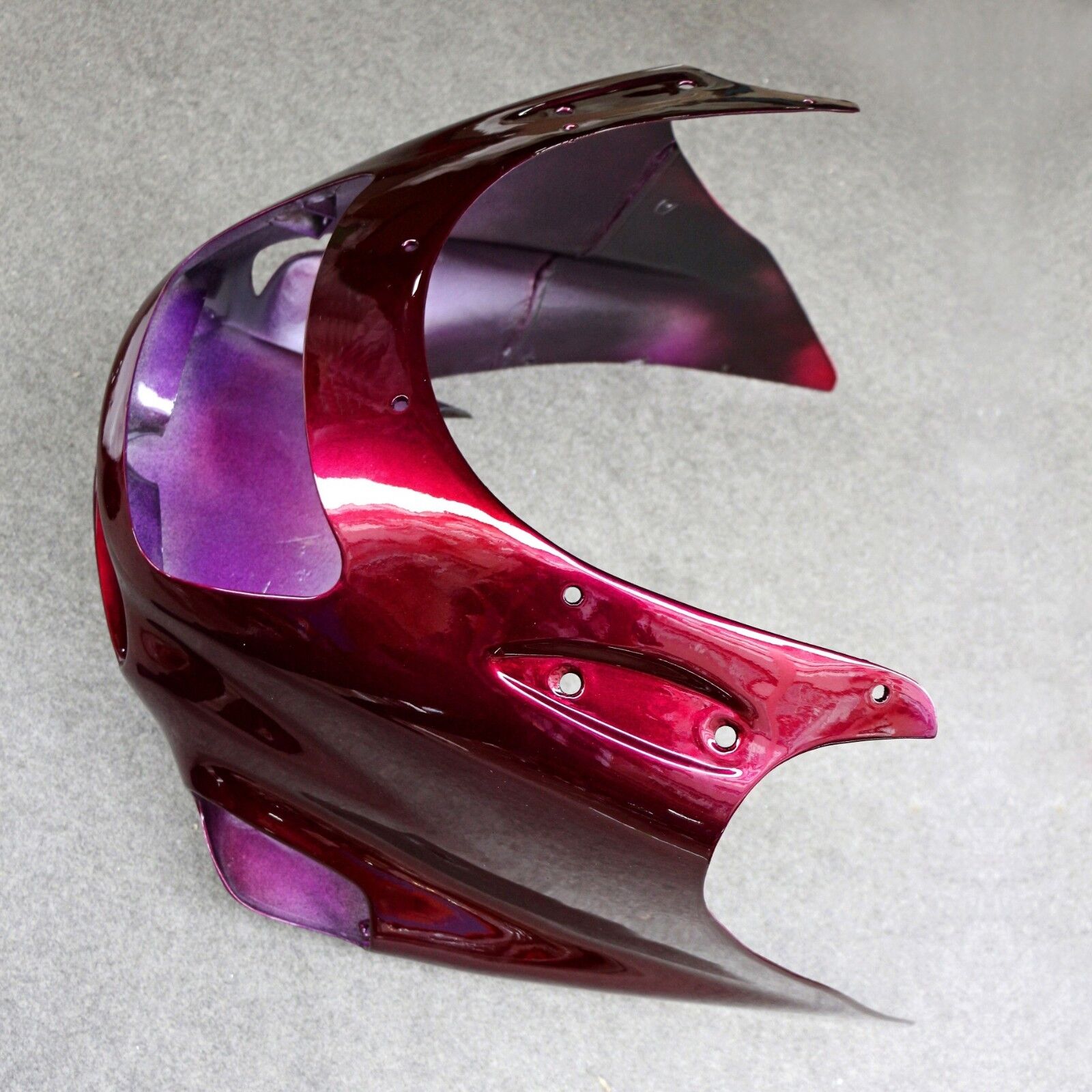 Amotopart 1993-2003 Kawasaki ZZR1100 Dark Red Fairing Kit