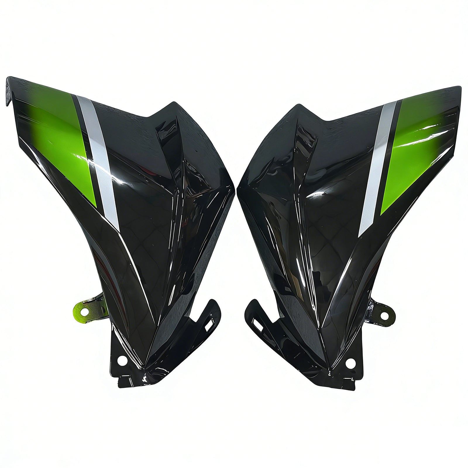 Amotopart 2013-2018 Kawasaki Z800 Green&Matte Black Fairing Kit