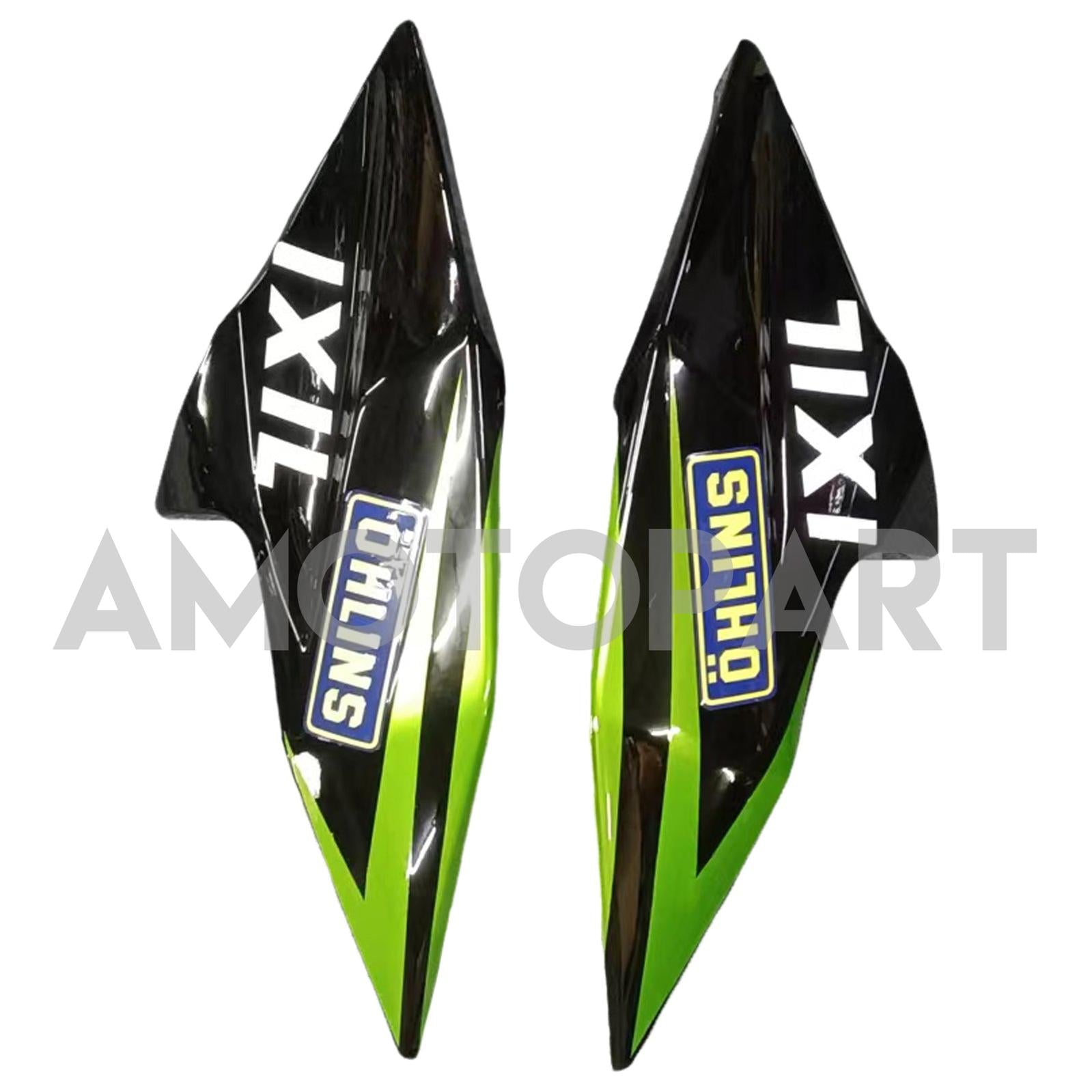Amotopart 2013-2018 Kawasaki Z800 Green&Black Style1 Fairing Kit