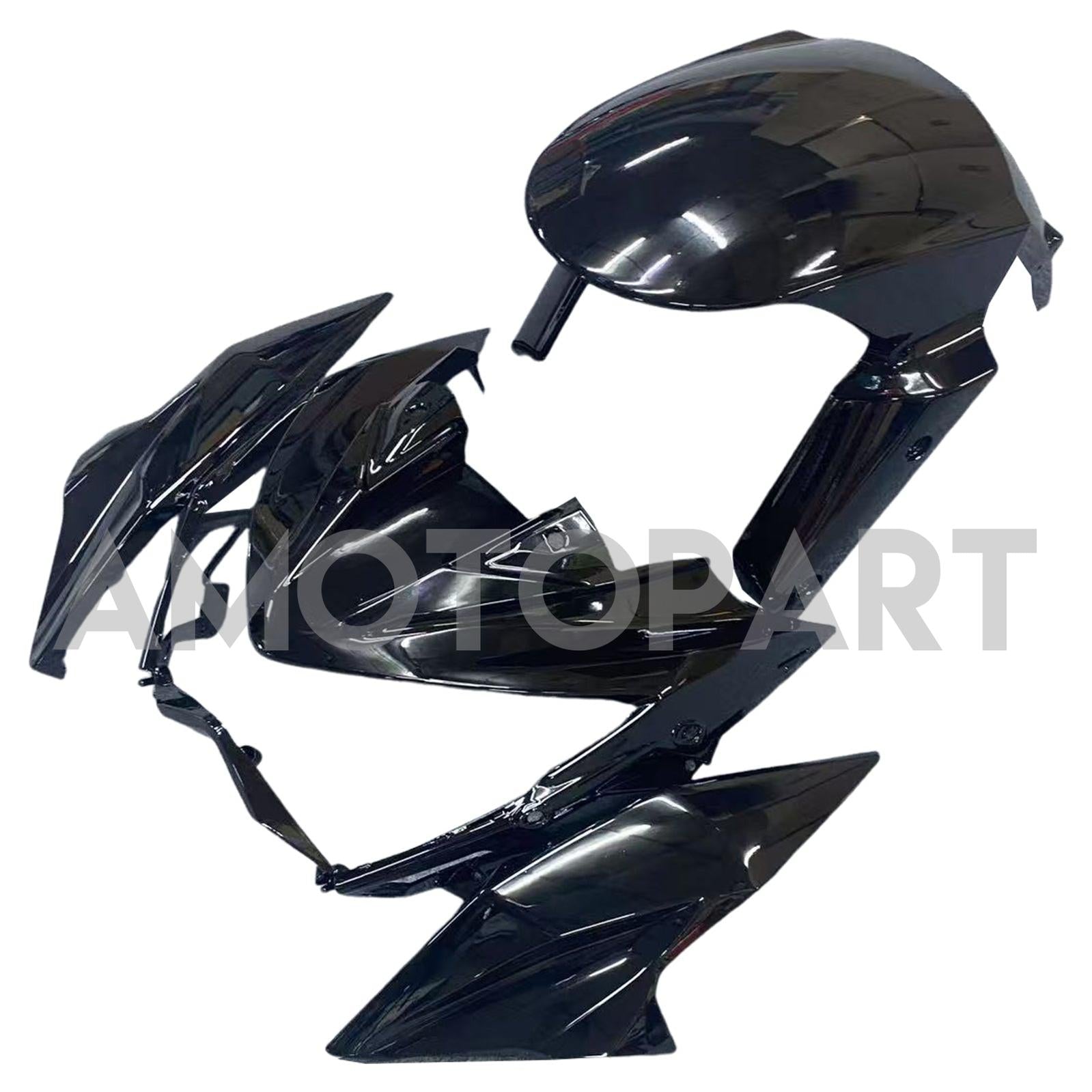 Amotopart 2013-2018 Kawasaki Z800 Black&Orange Style2 Fairing Kit