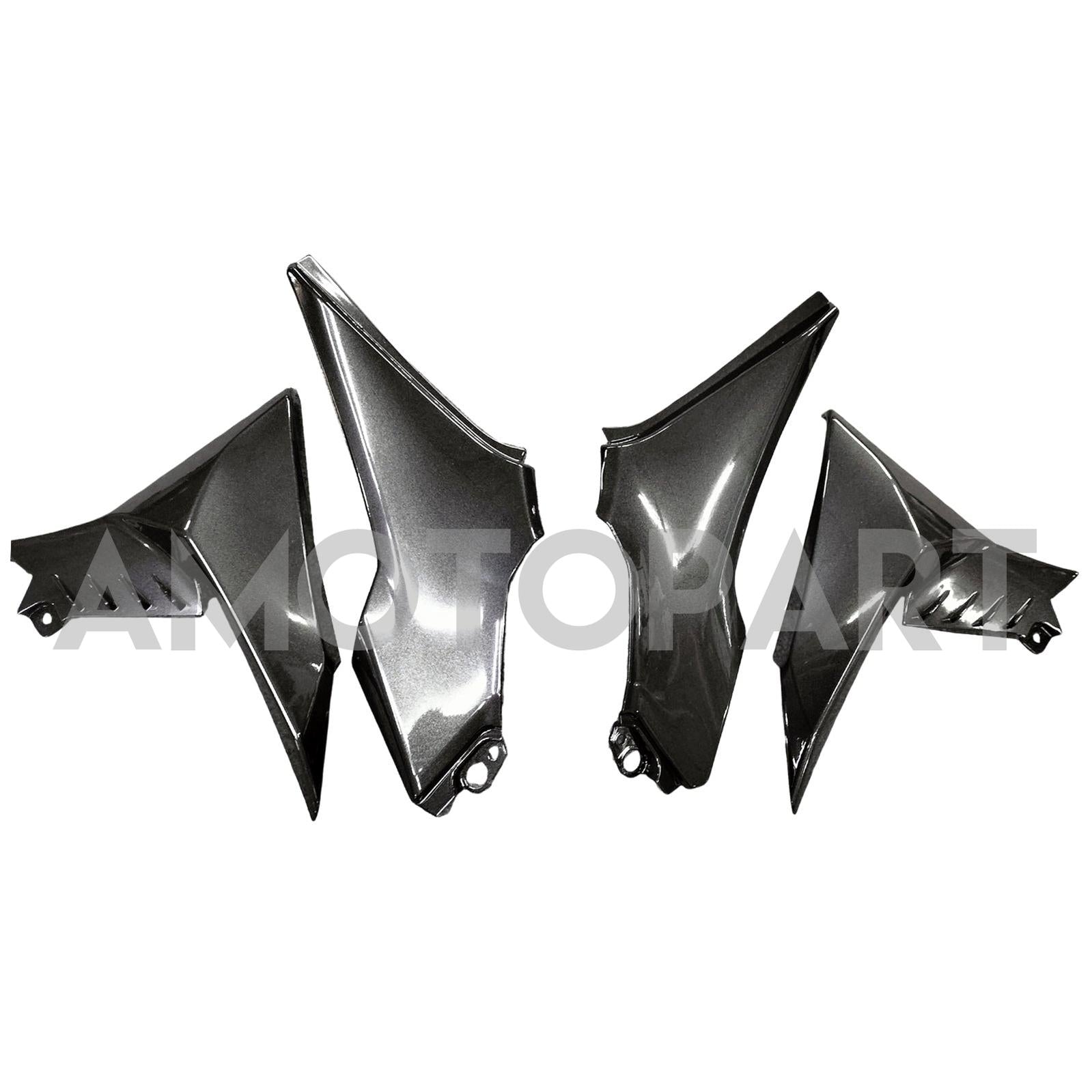 Amotopart 2020–2024 Kawasaki Z900 Mattschwarzes Verkleidungsset