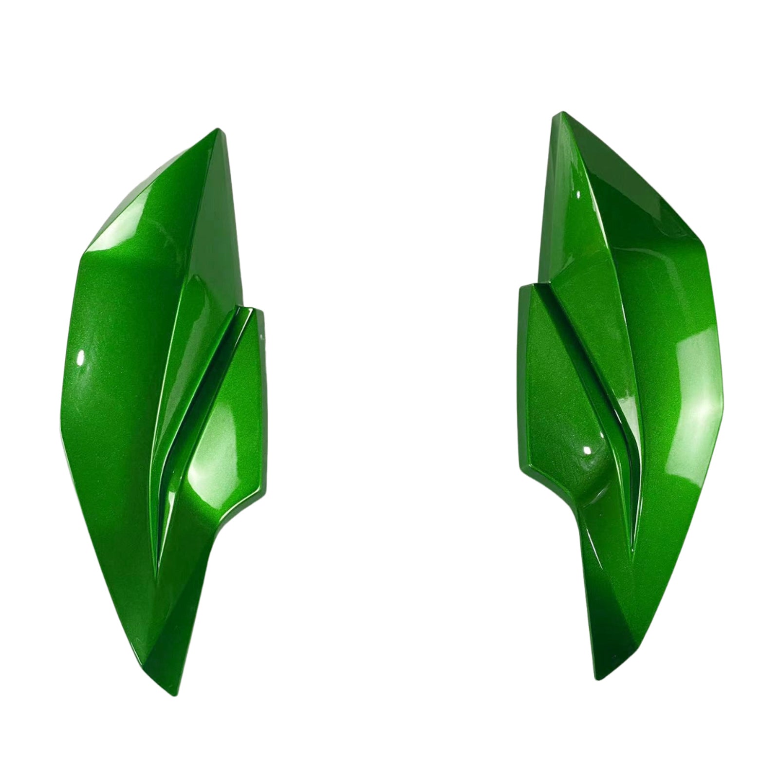 Amotopart 2015-2016 Z250 Z300 Kawasaki Kit carena verde e nero Style3
