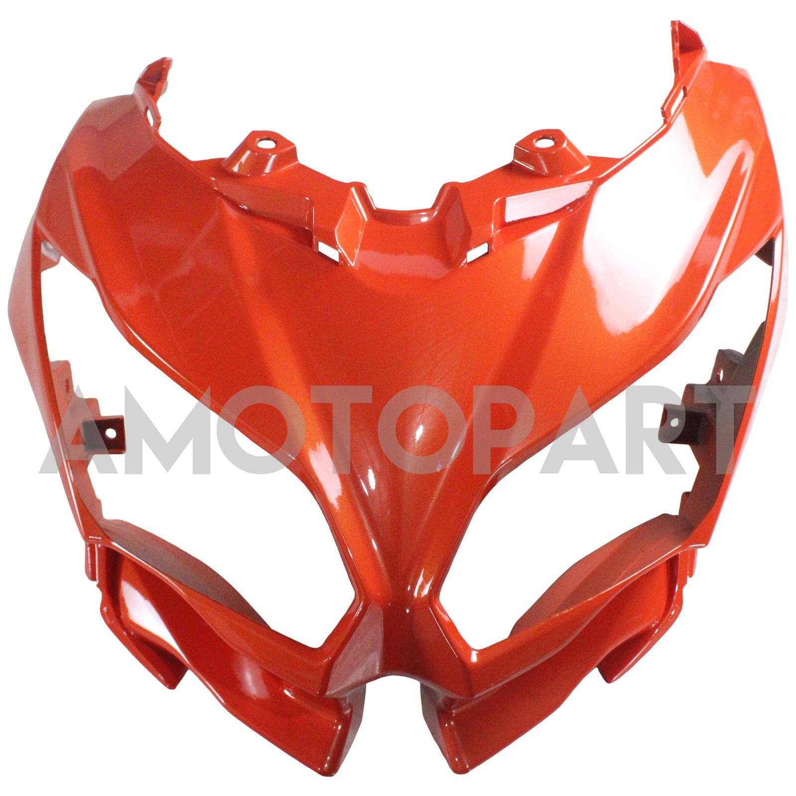 Amotopart 2015-2021 Kawasaki Versys 650 Kit de carenado rojo