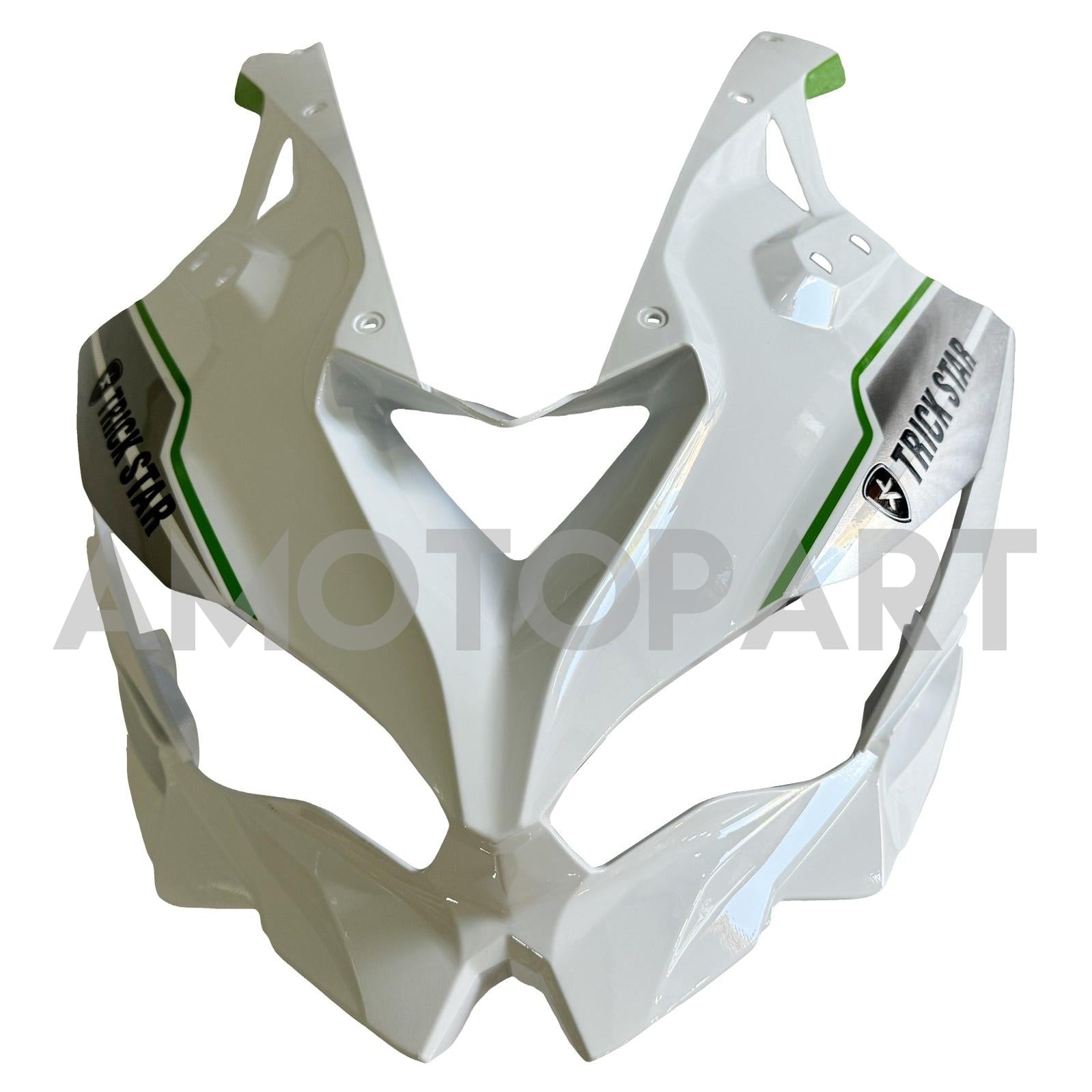 Amotopart 2019-2025 Kawasaki Ninja ZX25R ZX4R ZX4RR White Fearing Kit
