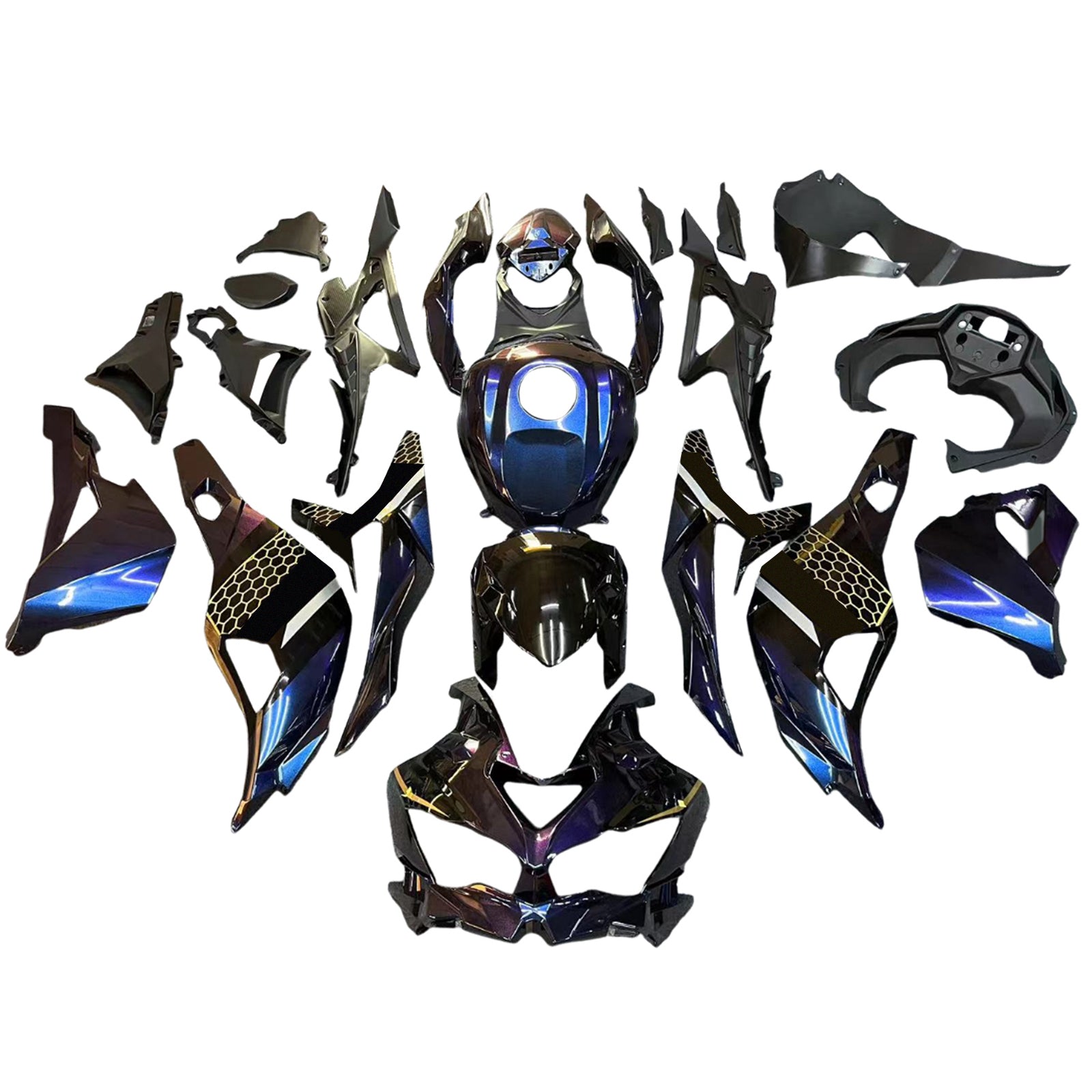 Amotopart 2019-2024 Kawasaki Ninja ZX25R ZX4R ZX4RR グラデーション