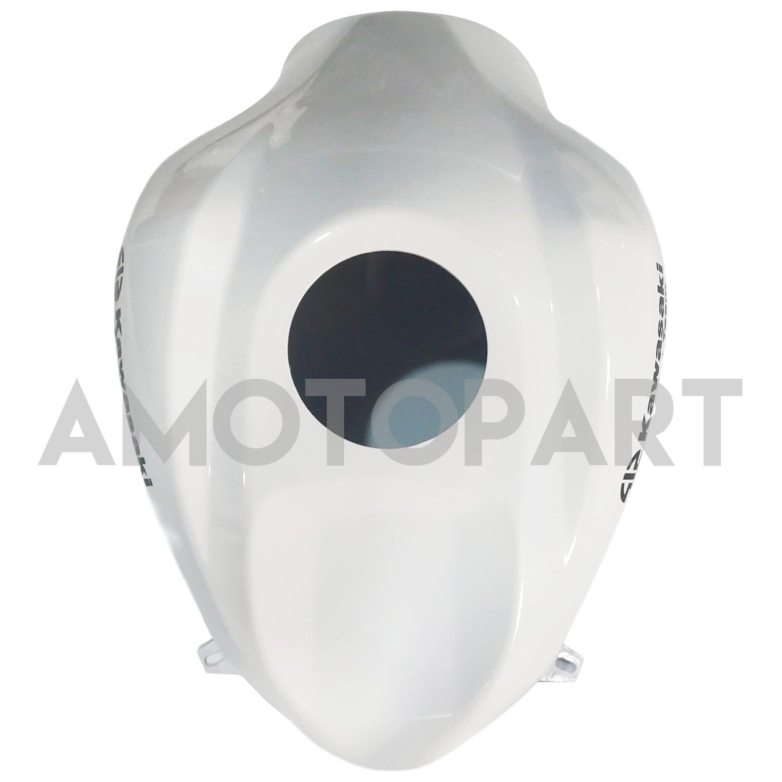 Amotopart 2019–2025 Kawasaki Ninja ZX25R ZX4R ZX4RR Perlweiß & Logo-Verkleidungssatz
