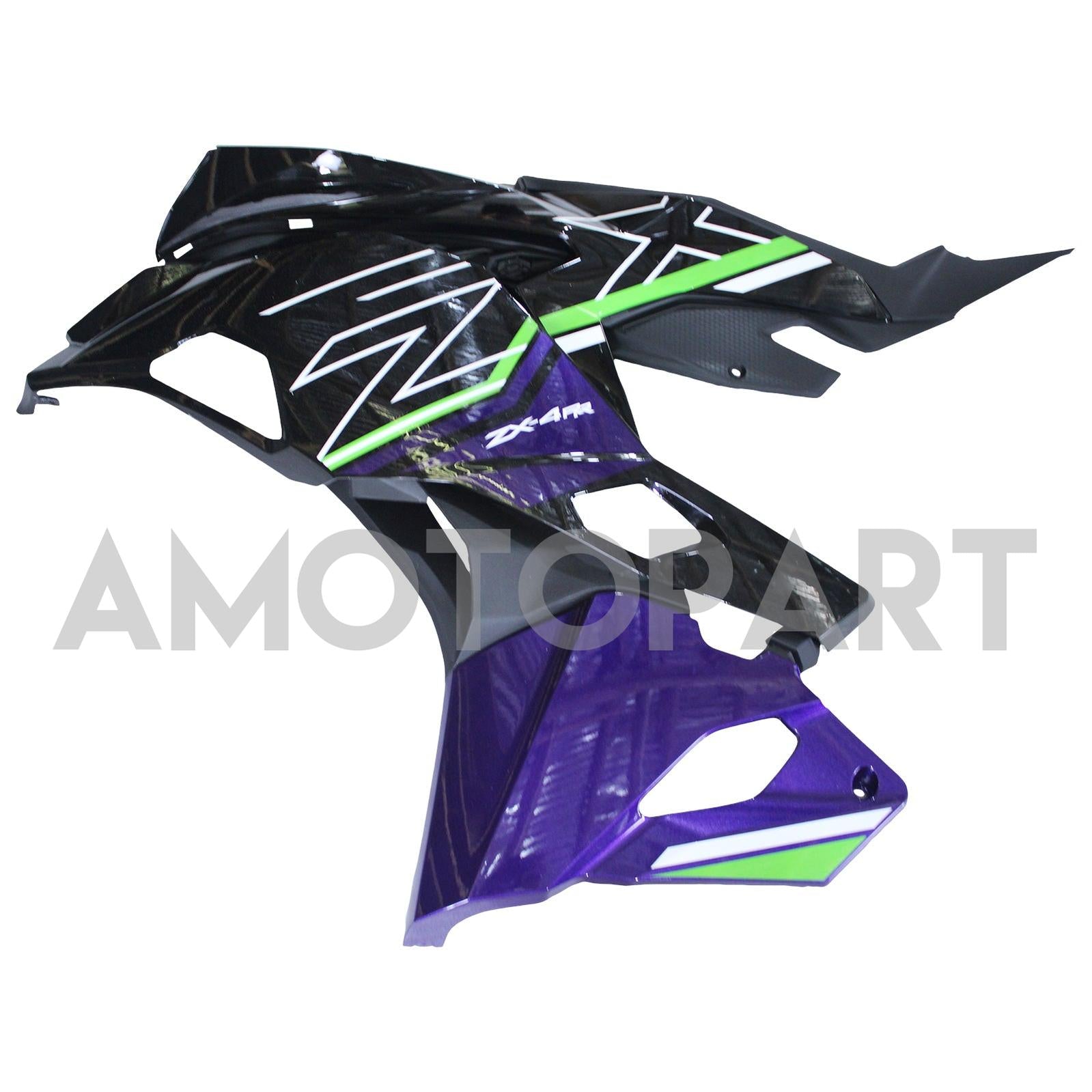 Amotopart 2019-2025 Kawasaki Ninja ZX25R ZX4R ZX4RR Black Blue Green Fairing Kit