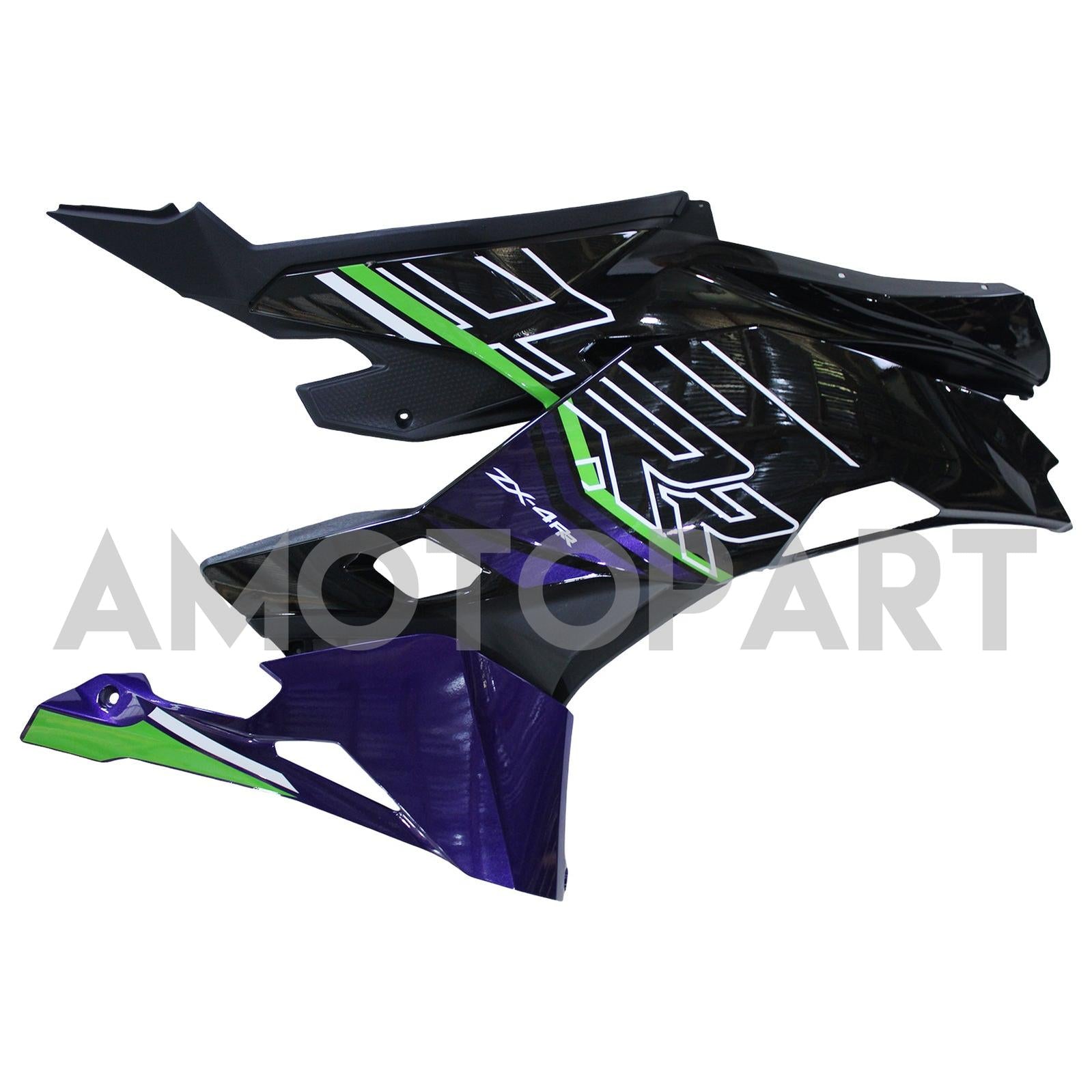 Amotopart 2019-2025 Kawasaki Ninja ZX25R ZX4R ZX4RR Black Blue Green Fairing Kit