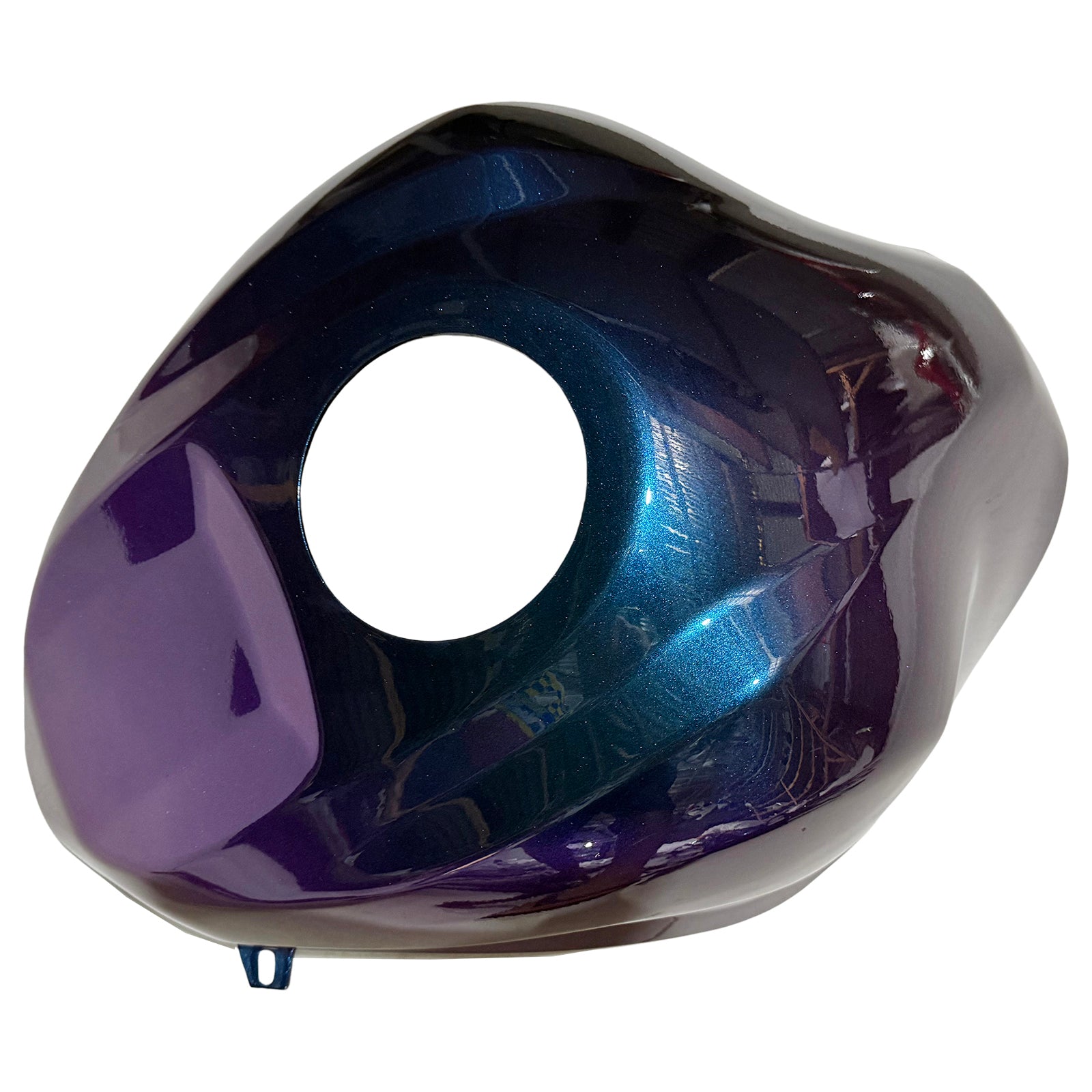 Amotopart 2019-2024 Kawasaki Ninja ZX25R ZX4R ZX4RR グラデーション ブルー & パープル フェアリングキット