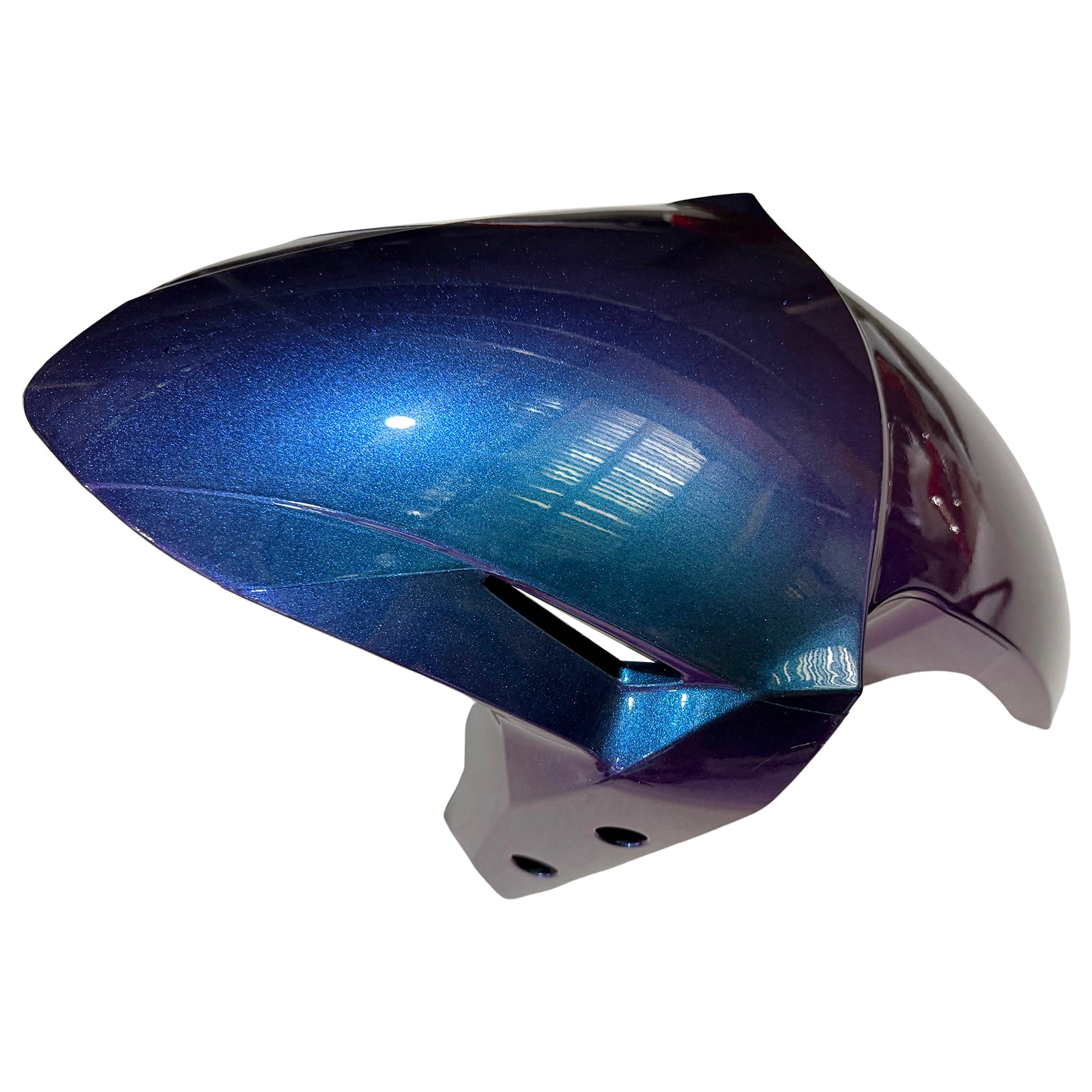 Amotopart 2019-2024 Kawasaki Ninja ZX25R ZX4R ZX4RR グラデーション ブルー & パープル フェアリングキット