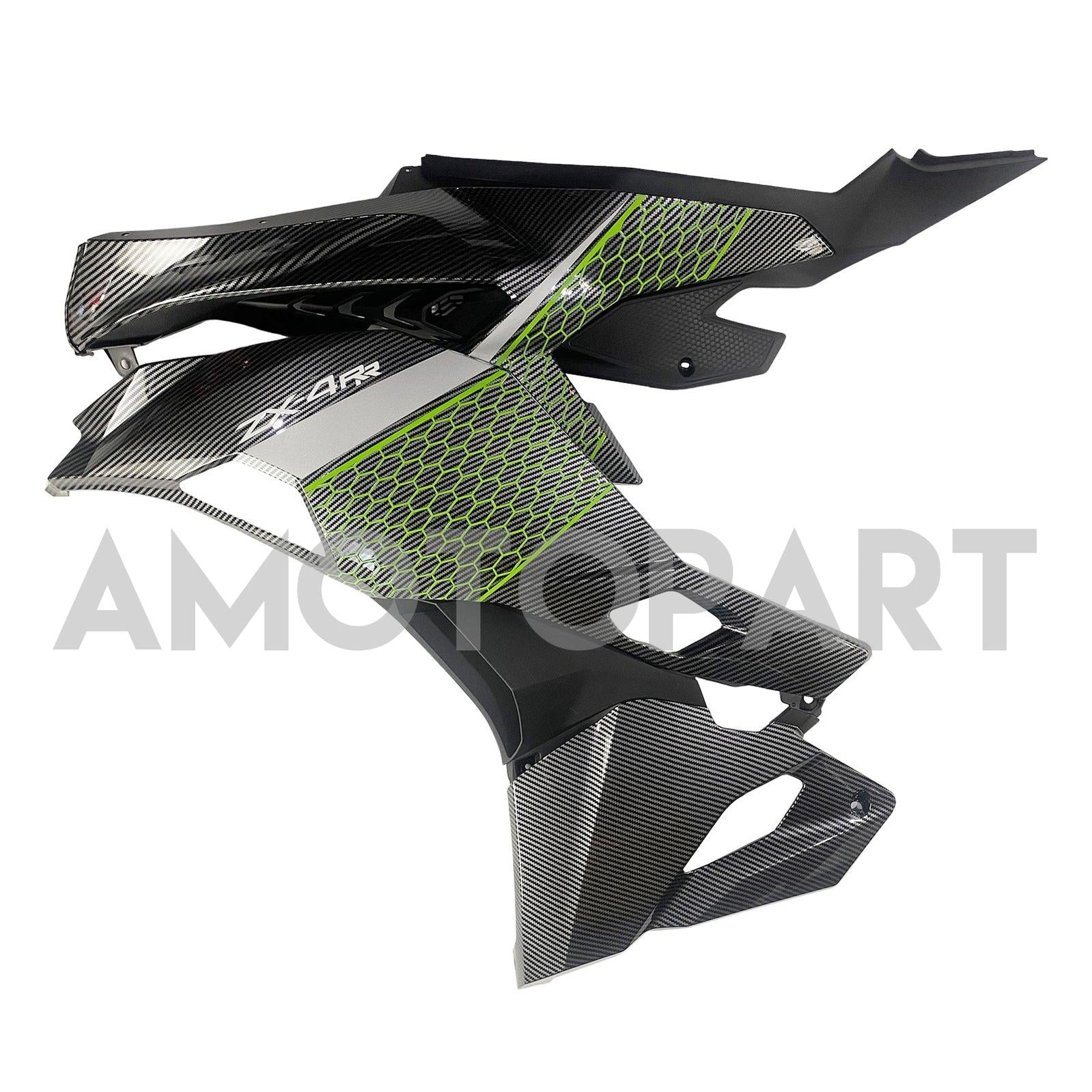 Amotopart 2019-2025 Kawasaki Ninja ZX25R ZX4R ZX4RR Carbon Fiber Fairing Kit