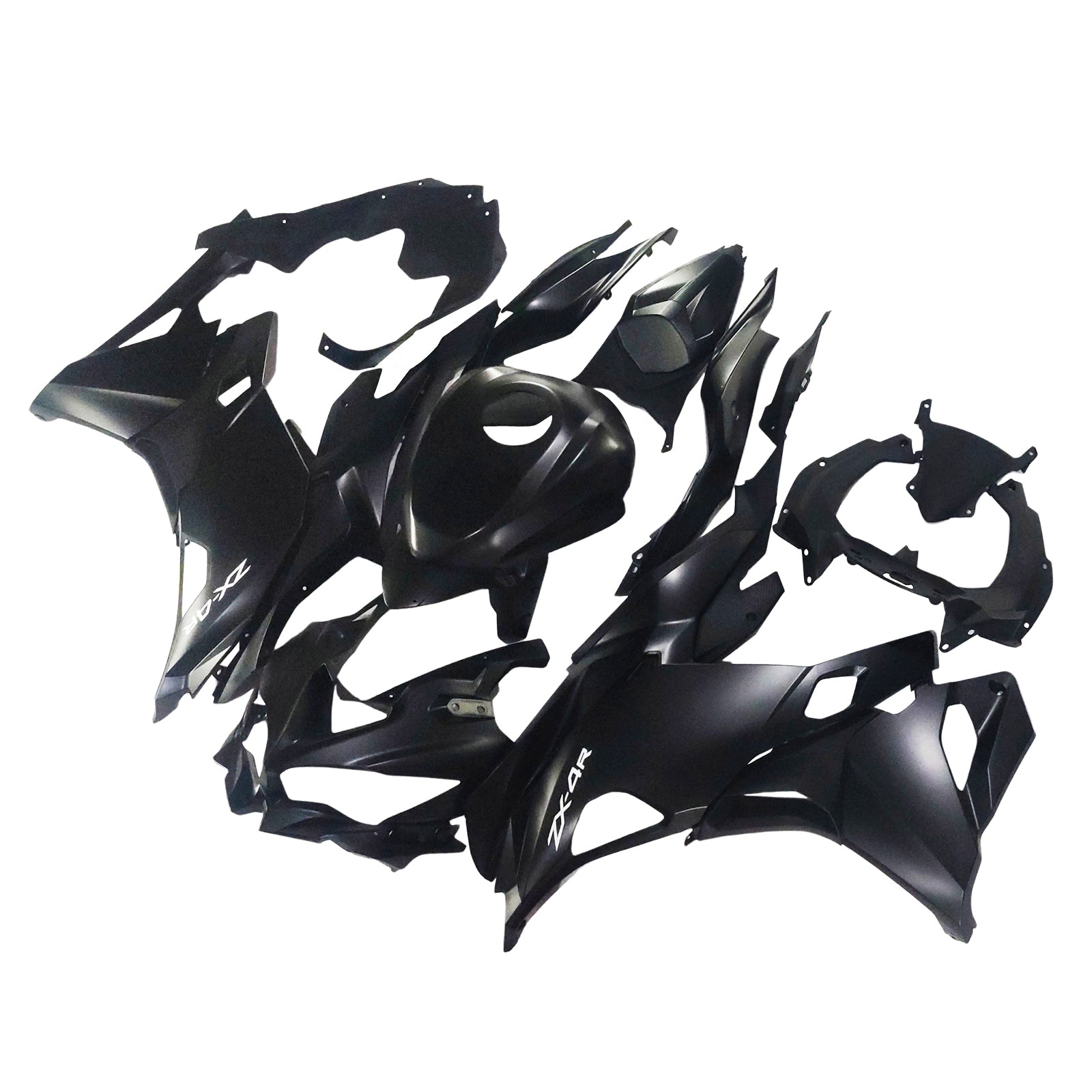 Amotopart 2019-2026 Kawasaki Ninja ZX25R ZX4R ZX4RR Matte Black Fairing Kit
