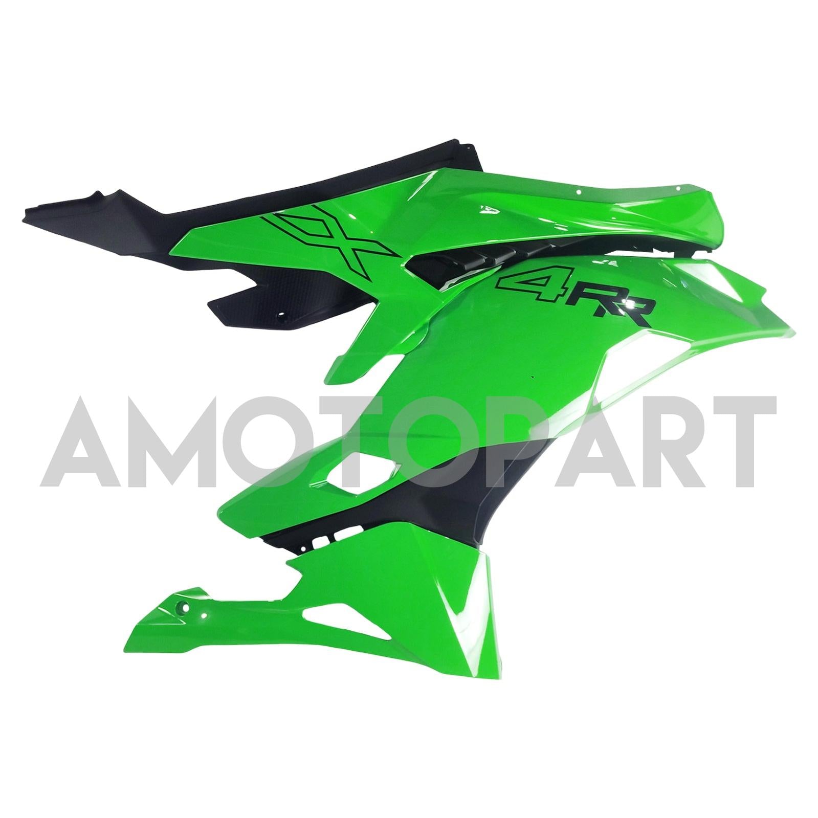 Amotopart 2019-2025 Kawasaki Ninja Zx25R ZX4R ZX4RR Light Green Fairing Kit