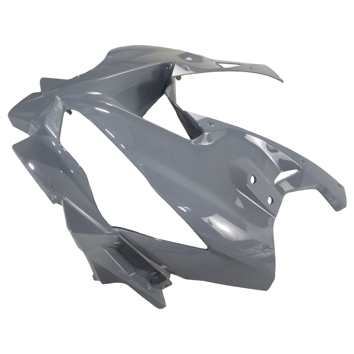 Kit de carenagem Amotopart 2019-2026 Kawasaki Ninja ZX25R ZX4R ZX4RR cinza brilhante