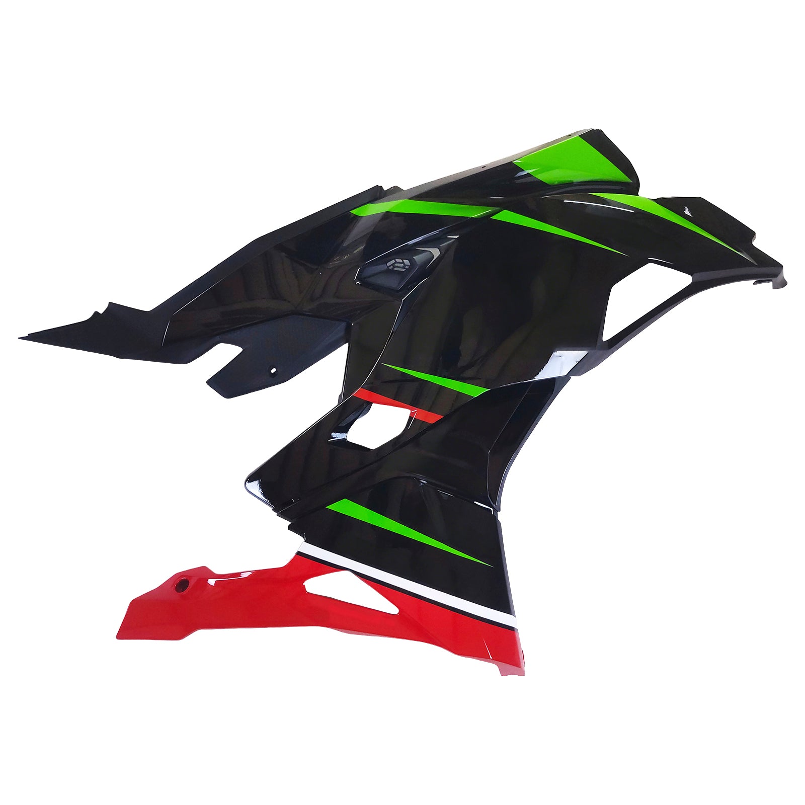 Amotopart 2019-2025 Kawasaki Ninja ZX-25R ZX-4R ZX-4RR Black Green Fairing Kit