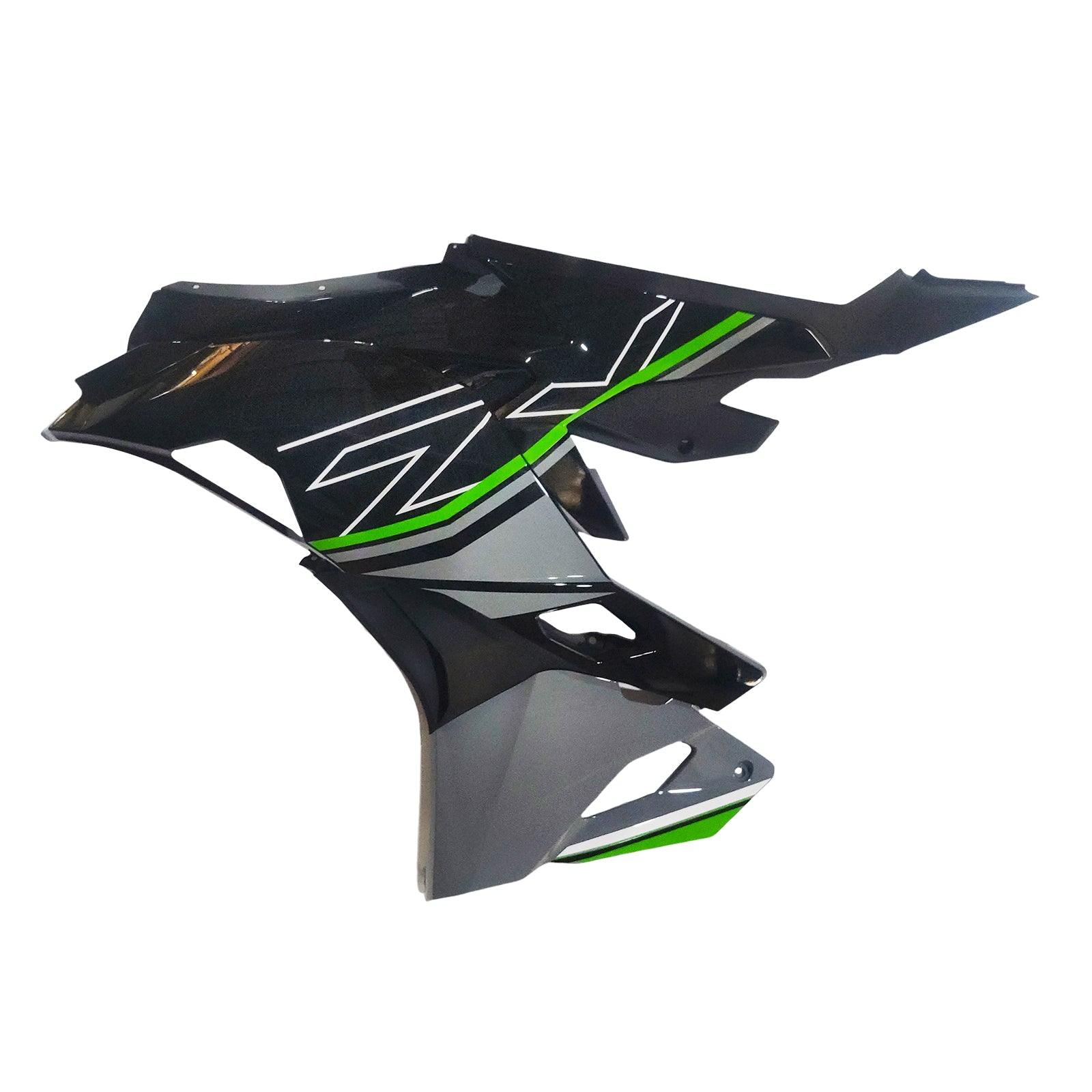 Amotopart 2019-2026 Ninja ZX-25R ZX-4R ZX-4RR Kawasaki Grijs&GGroene kuipset