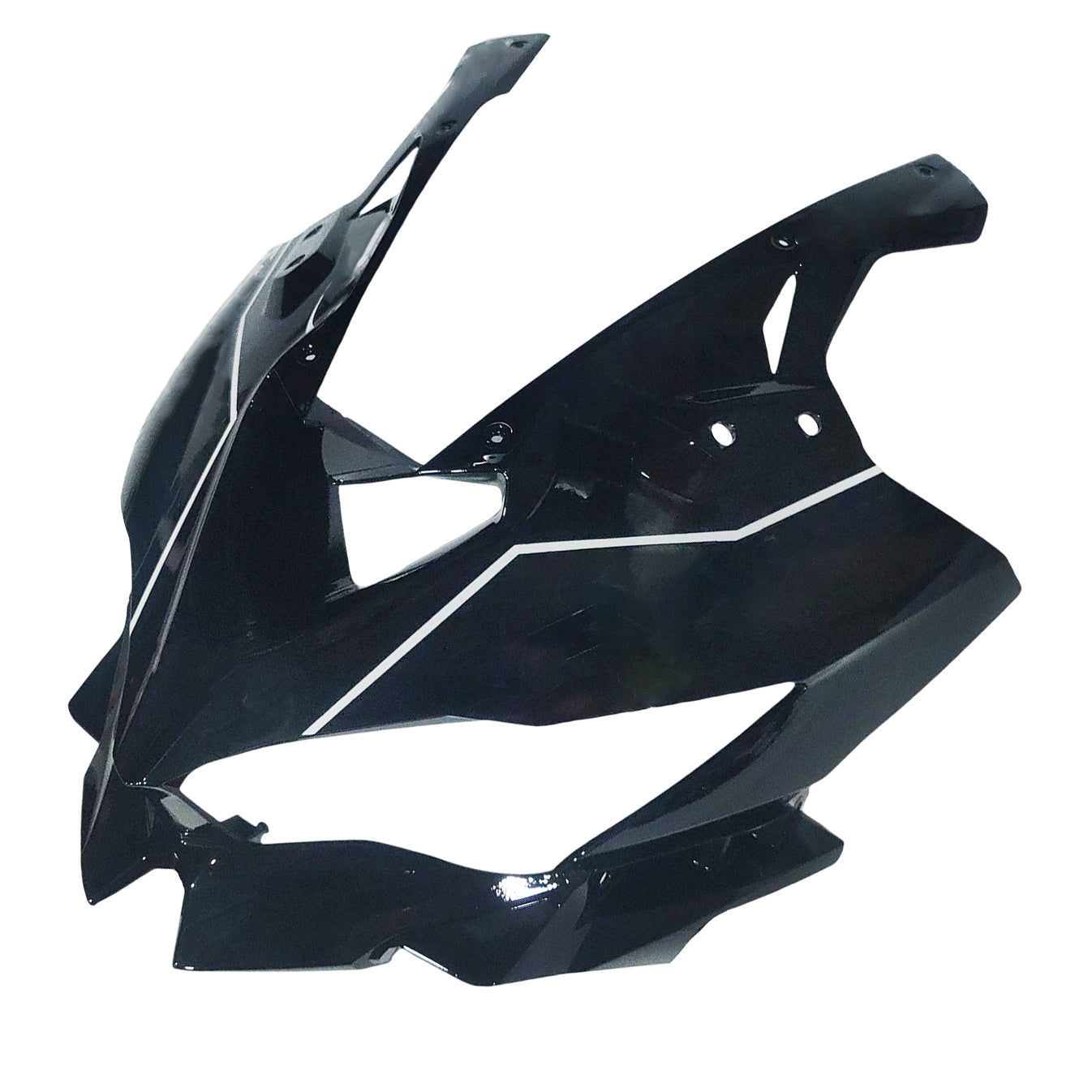 AMOTOPART 2019-2025 NINJA ZX-25R ZX-4R ZX-4RR KAWASAKI SVART MED VIT EMBLEMS FAIRING KIT