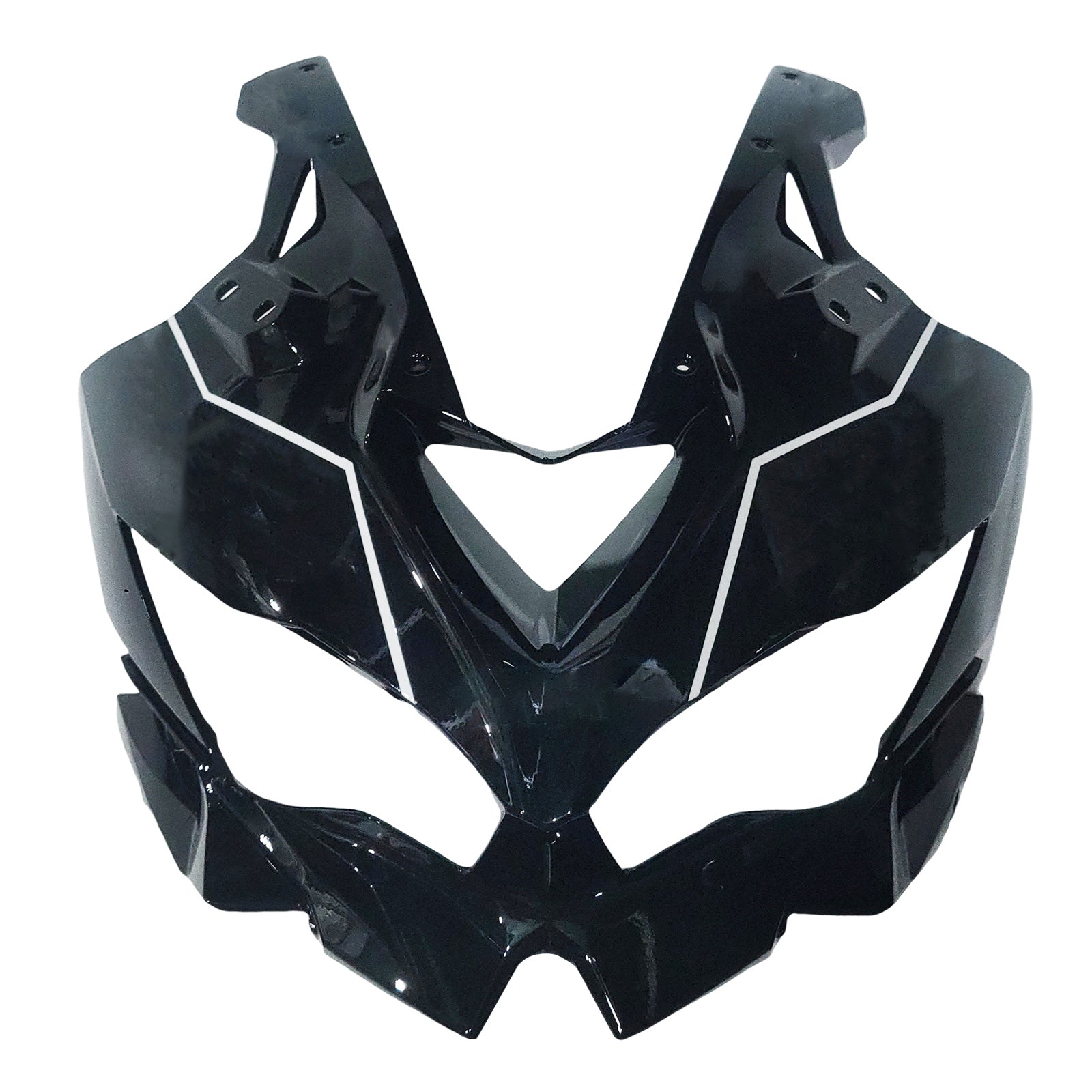 AMOTOPART 2019-2025 NINJA ZX-25R ZX-4R ZX-4RR KAWASAKI SVART MED VIT EMBLEMS FAIRING KIT