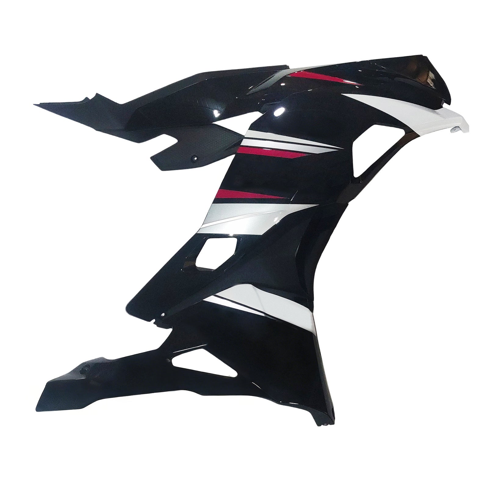 Amotopart 2019-2025 Ninja ZX-25R ZX-4R ZX-4RR Kawasaki Noir&Kit de carénage blanc