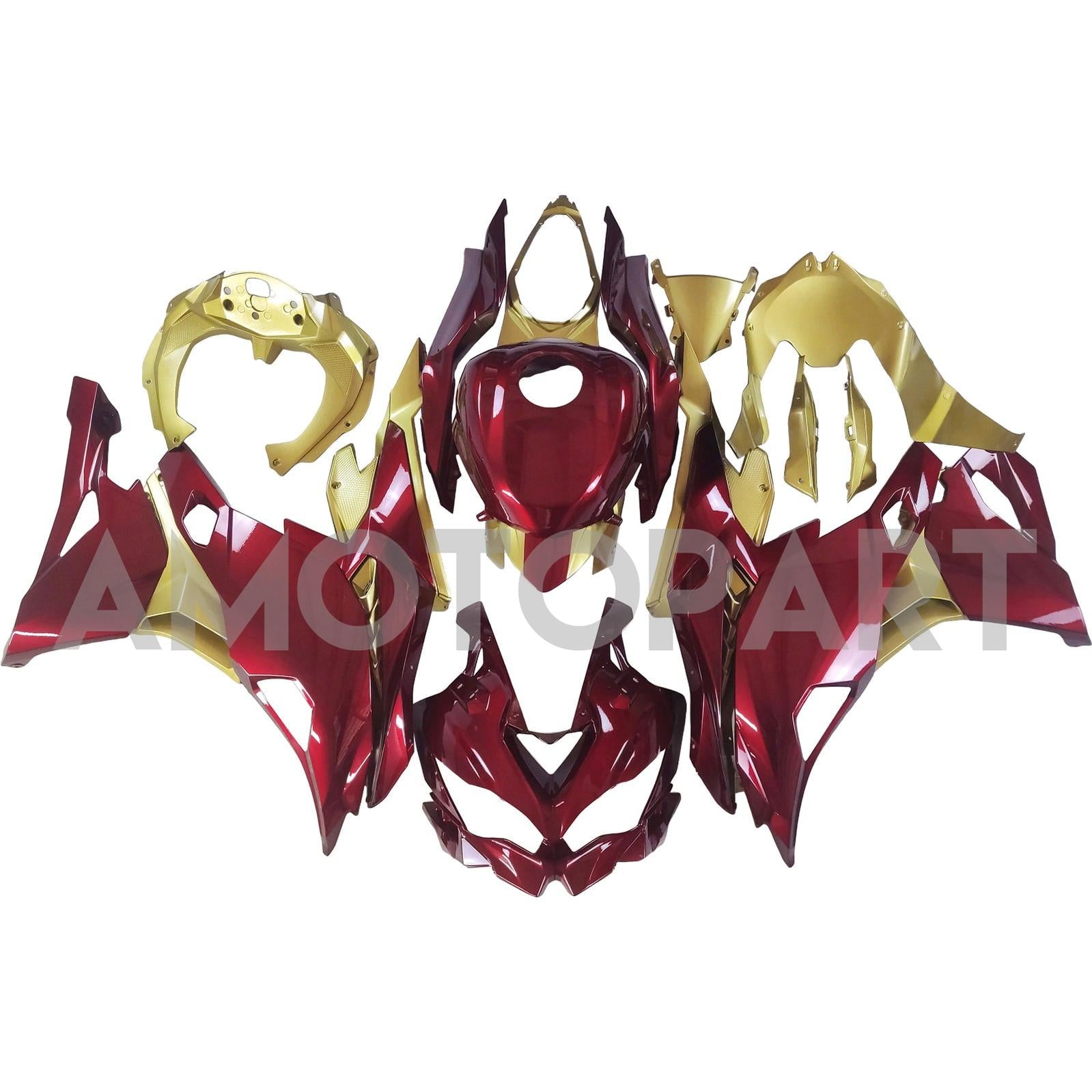 Amotopart 2019-2025 Ninja ZX25R ZX4R ZX4RR Kawasaki Fairing Kit Collection Two