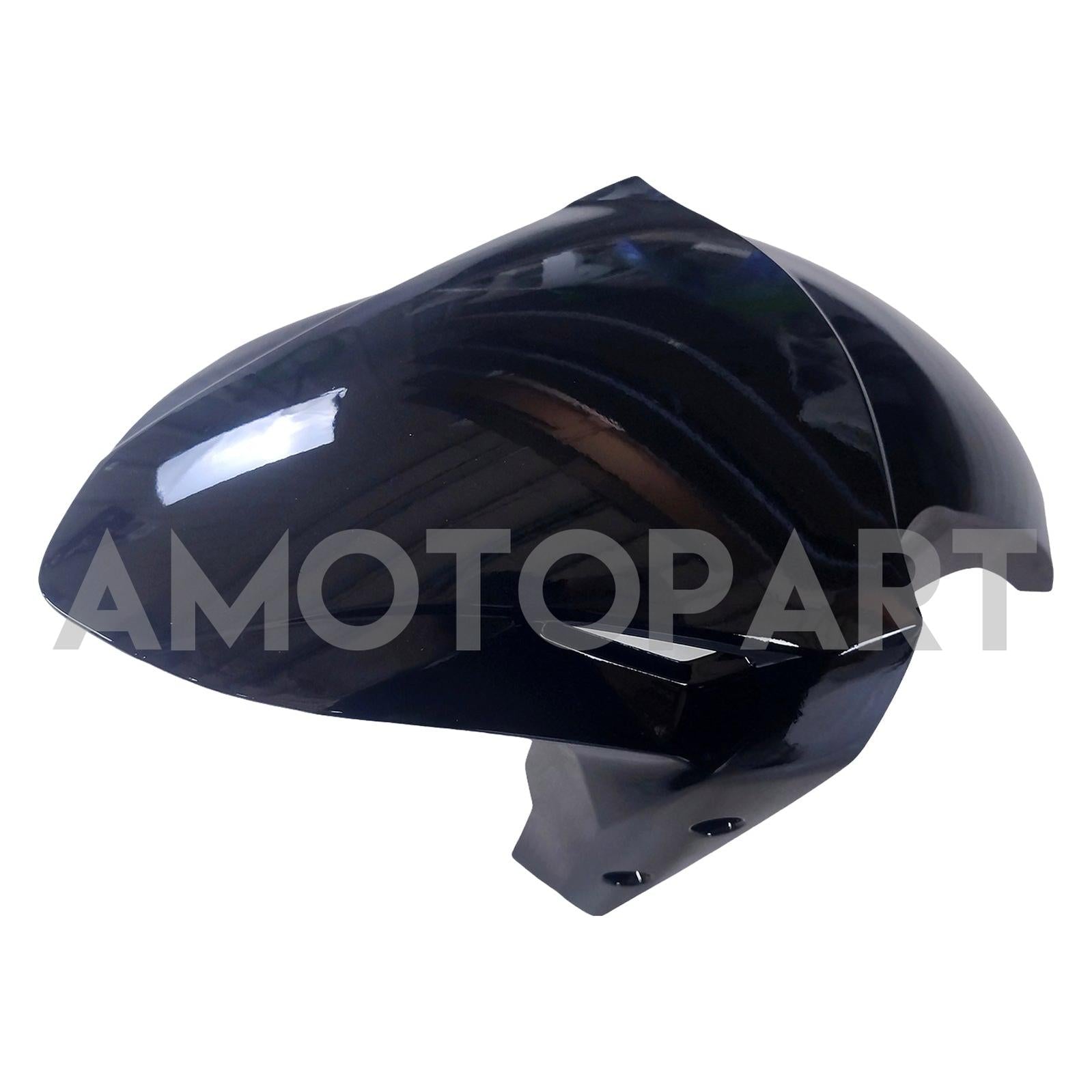 Amotopart 2019-2024 Ninja ZX-25R ZX-4R ZX-4RR Kawasaki Kit carena a strisce bianche e nere