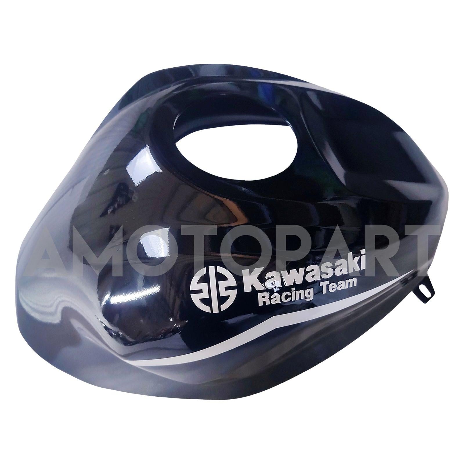 Amotopart 2019-2024 Ninja ZX-25R ZX-4R ZX-4RR Kawasaki Kit carena a strisce bianche e nere