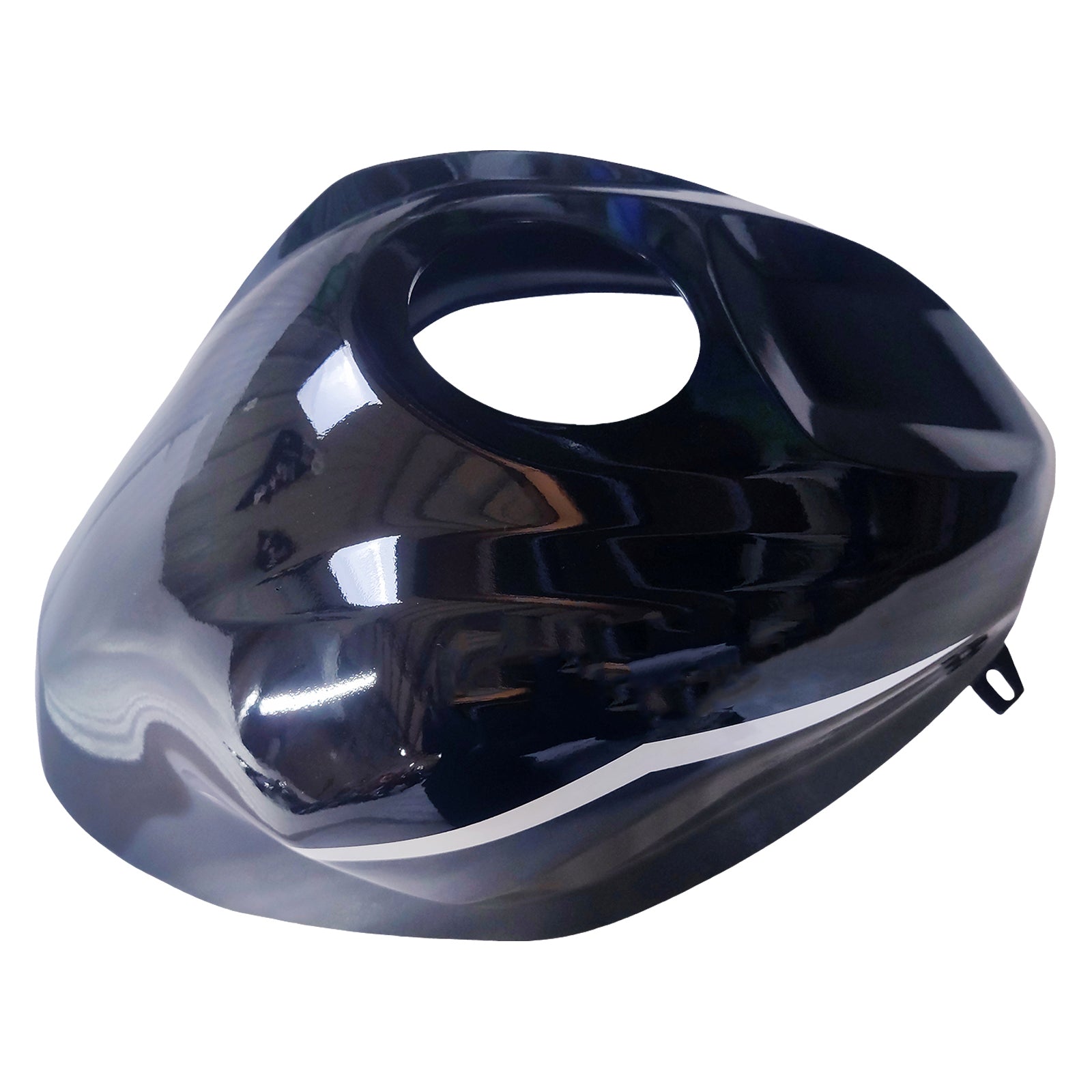 Amotopart 2019-2025 Ninja ZX-25R ZX-4R ZX-4RR Kawasaki Black & White Stripes Fairing Kit