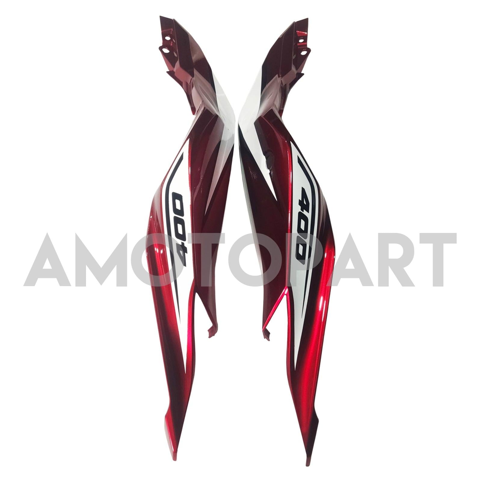 Amotopart 2019–2025 Ninja ZX-25R ZX-4R ZX-4RR Kawasaki Rot&Blaues Verkleidungskit