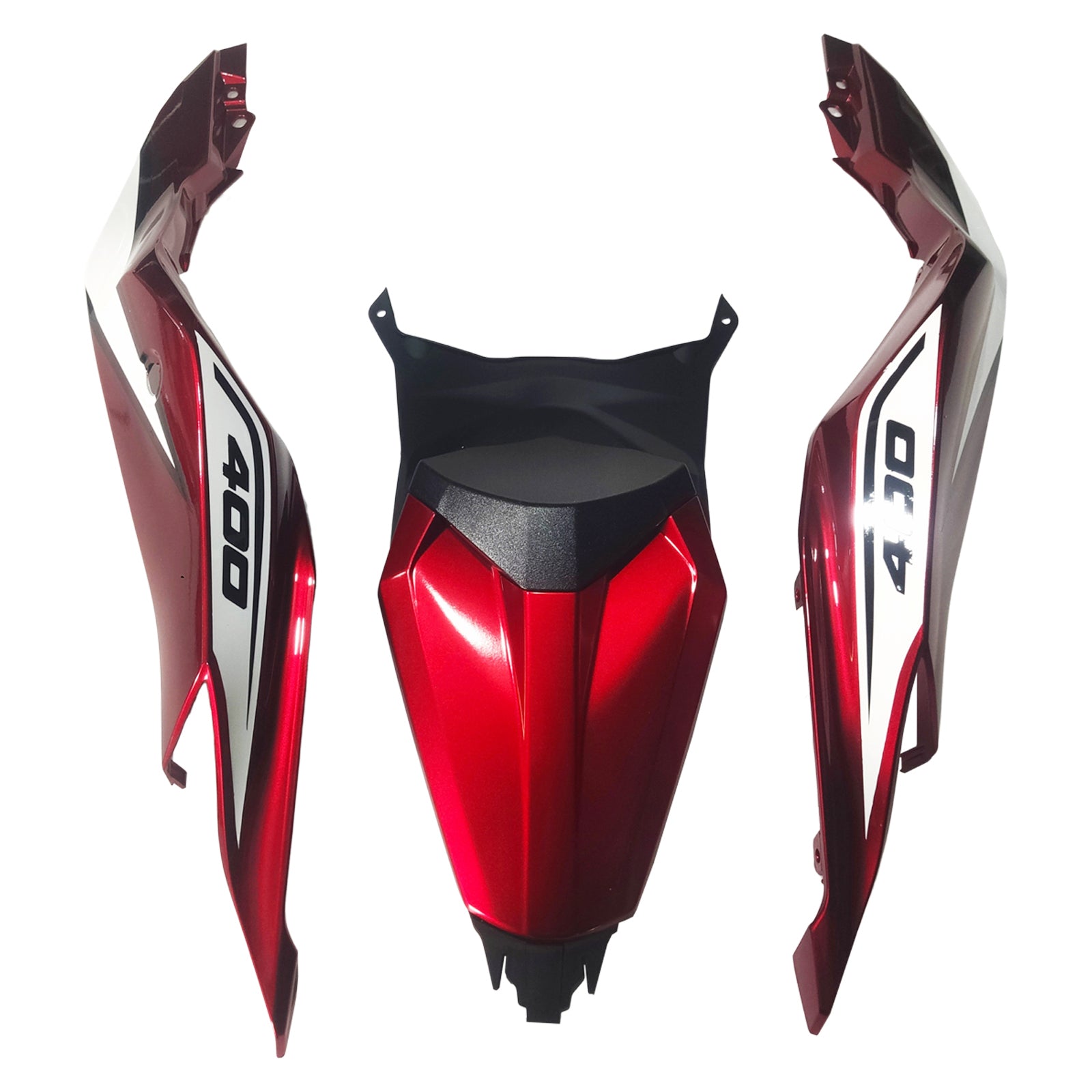 Amotopart 2019–2026 Ninja ZX-25R ZX-4R ZX-4RR Kawasaki Rot&Bblauer Verkleidungssatz