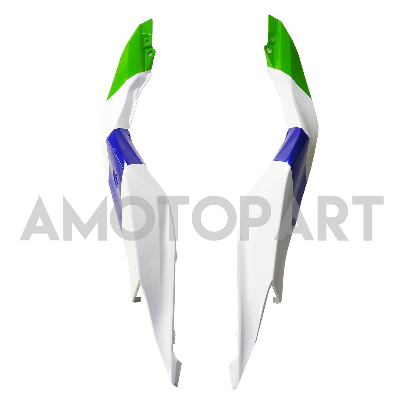 Amotopart 2019-2025 Ninja ZX-25R ZX-4R ZX-4RR Kawasaki Green & Blue Fairing Kit