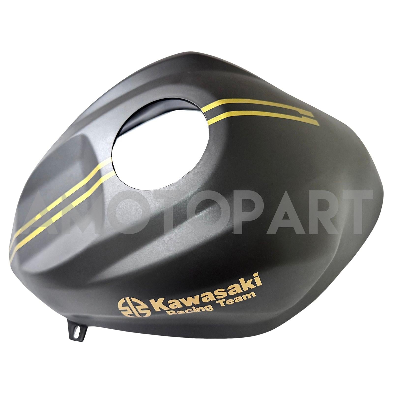 Amotopart 2019-2025 Ninja ZX-25R ZX-4R ZX-4RR Kawasaki Black&Gold Stripes Fairing Kit