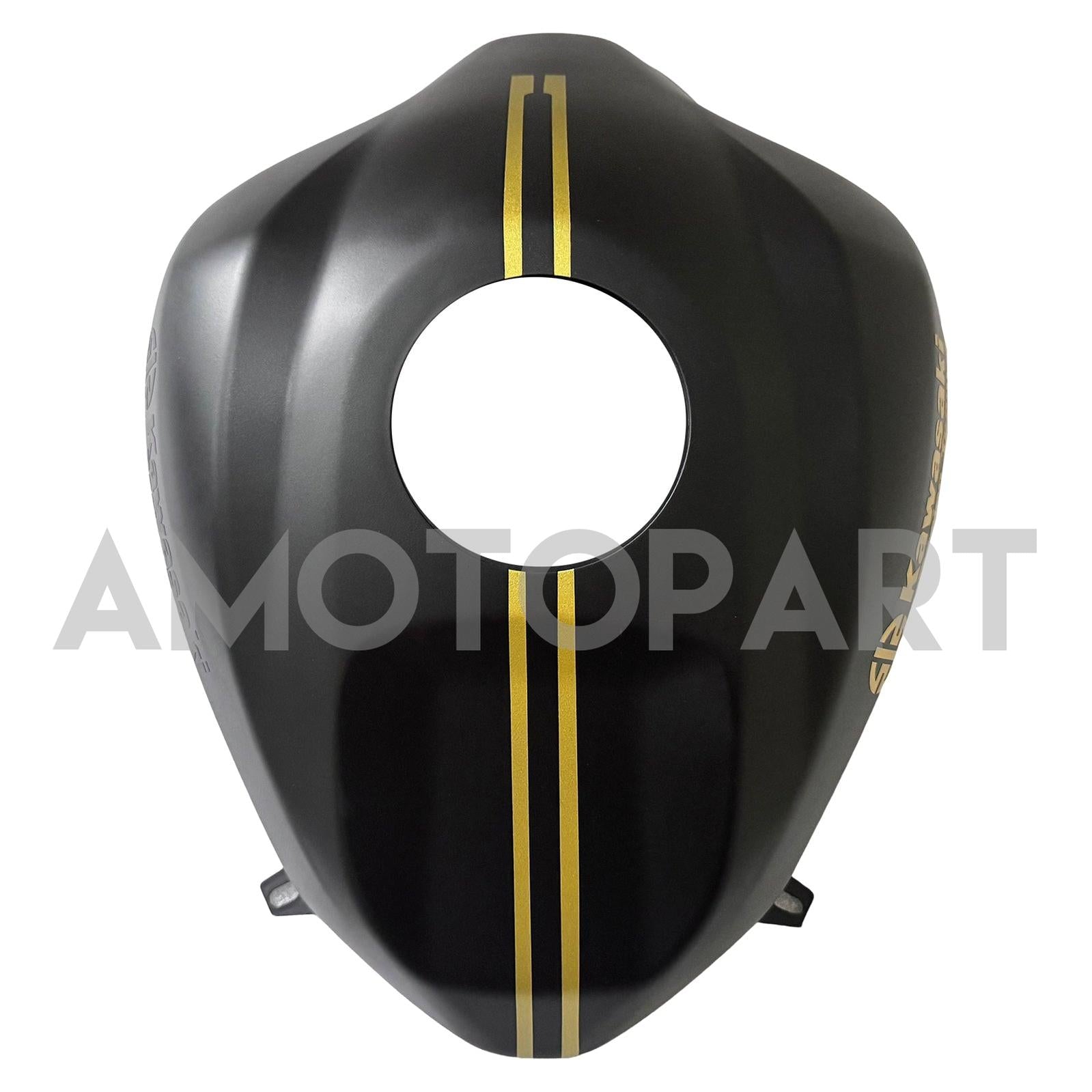 Amotopart 2019-2025 Ninja ZX-25R ZX-4R ZX-4RR Kawasaki Black&Gold Stripes Fairing Kit