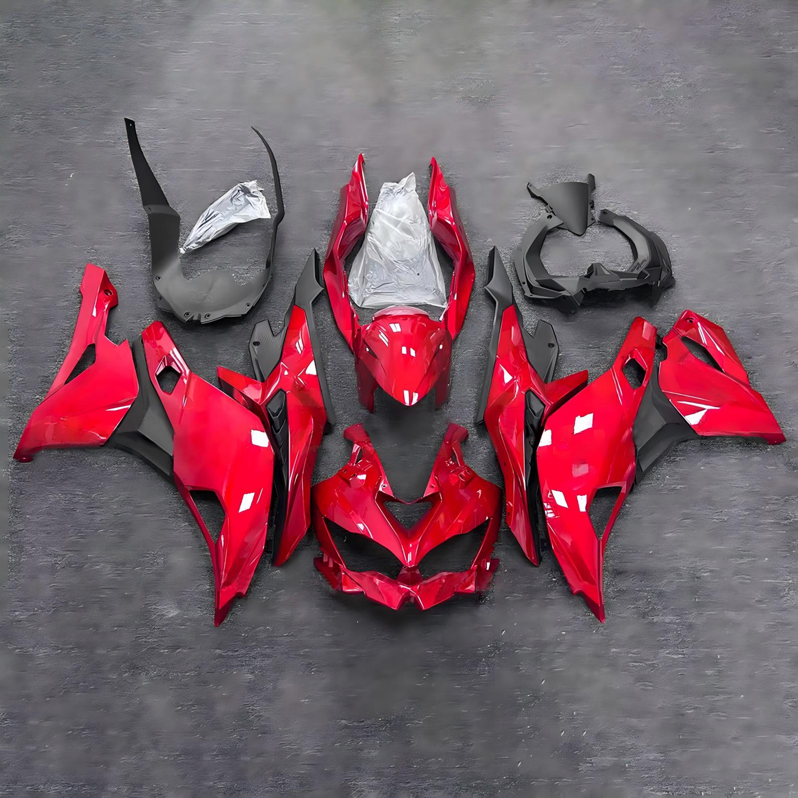 りんか出品 Amotopart 2019-2026 Kawasaki Ninja ZX-25R ZX-4R ZX-4RR レッド