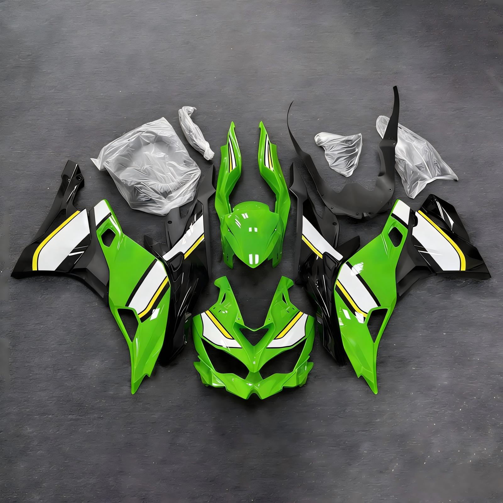 Amotopart 2019-2026 Kawasaki Ninja ZX-25R ZX-4R ZX-4RR グリーン
