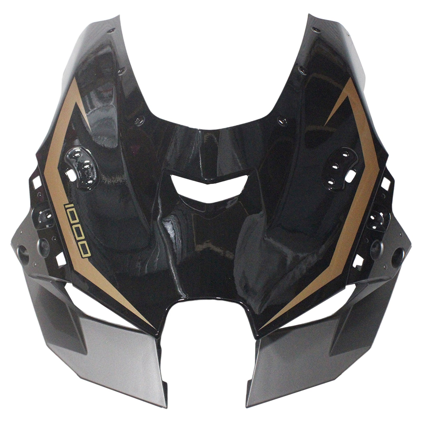 Amotopart 2021-2025 Kawasaki ZX10R ZX10RR Black Style4 Fairing Kit